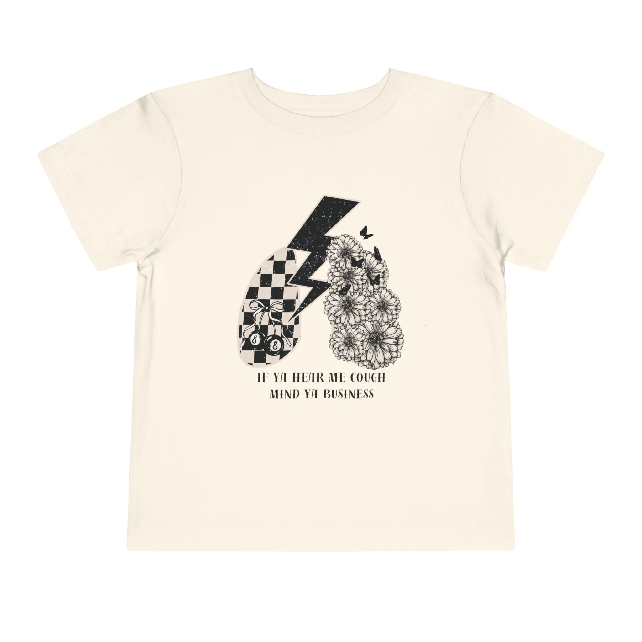 Toddler Tee Lungs Mind ya Business