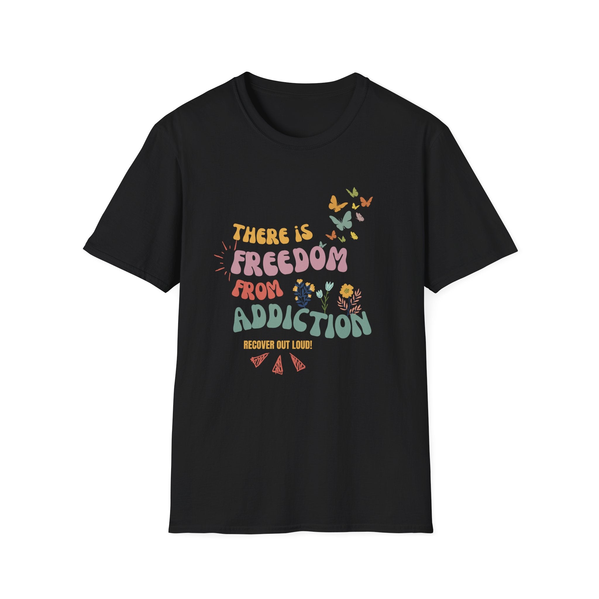 Recovery Addiction Freedom T-Shirt