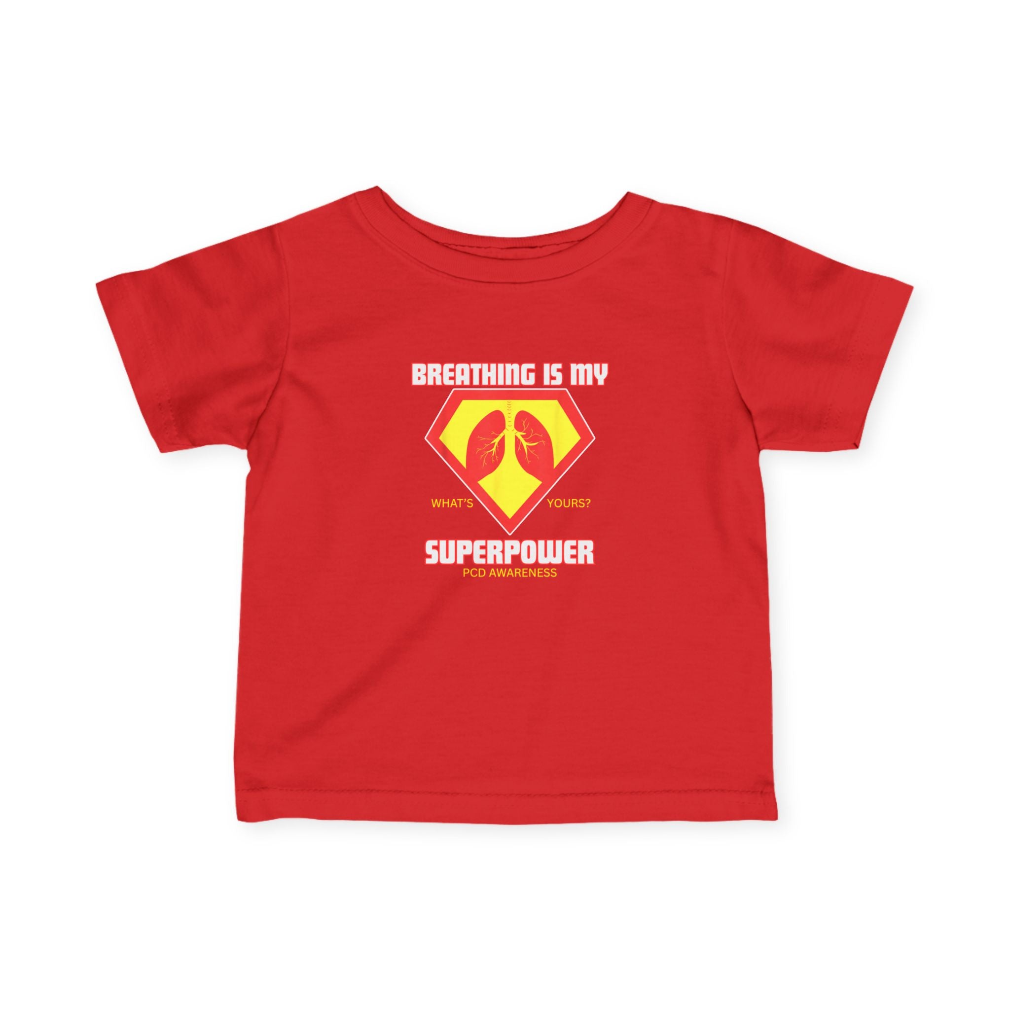 Infant Tee - Breathing is my superpower PCD