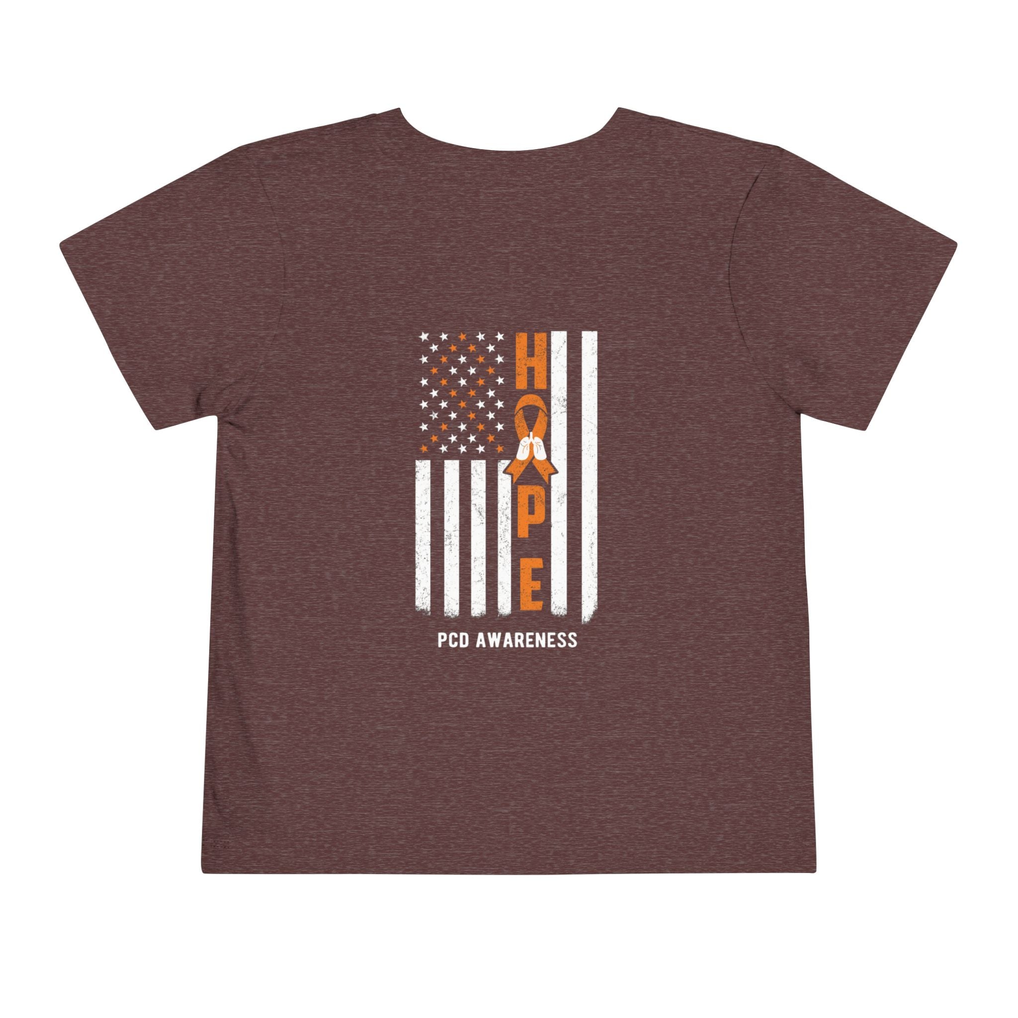 Toddler Tee PCD Awareness Flag Shirt