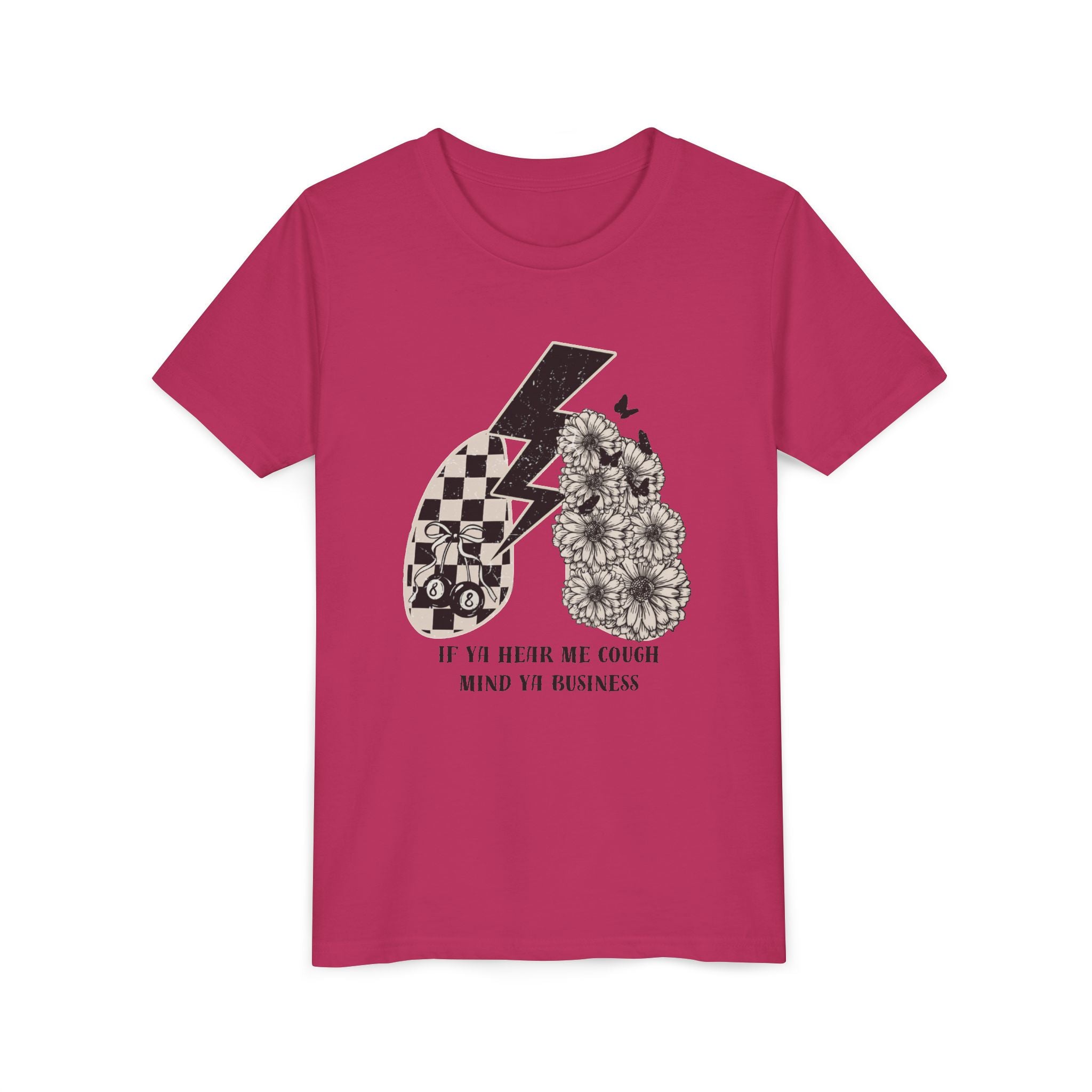 Lungs Mind Ya Business Tee- Youth