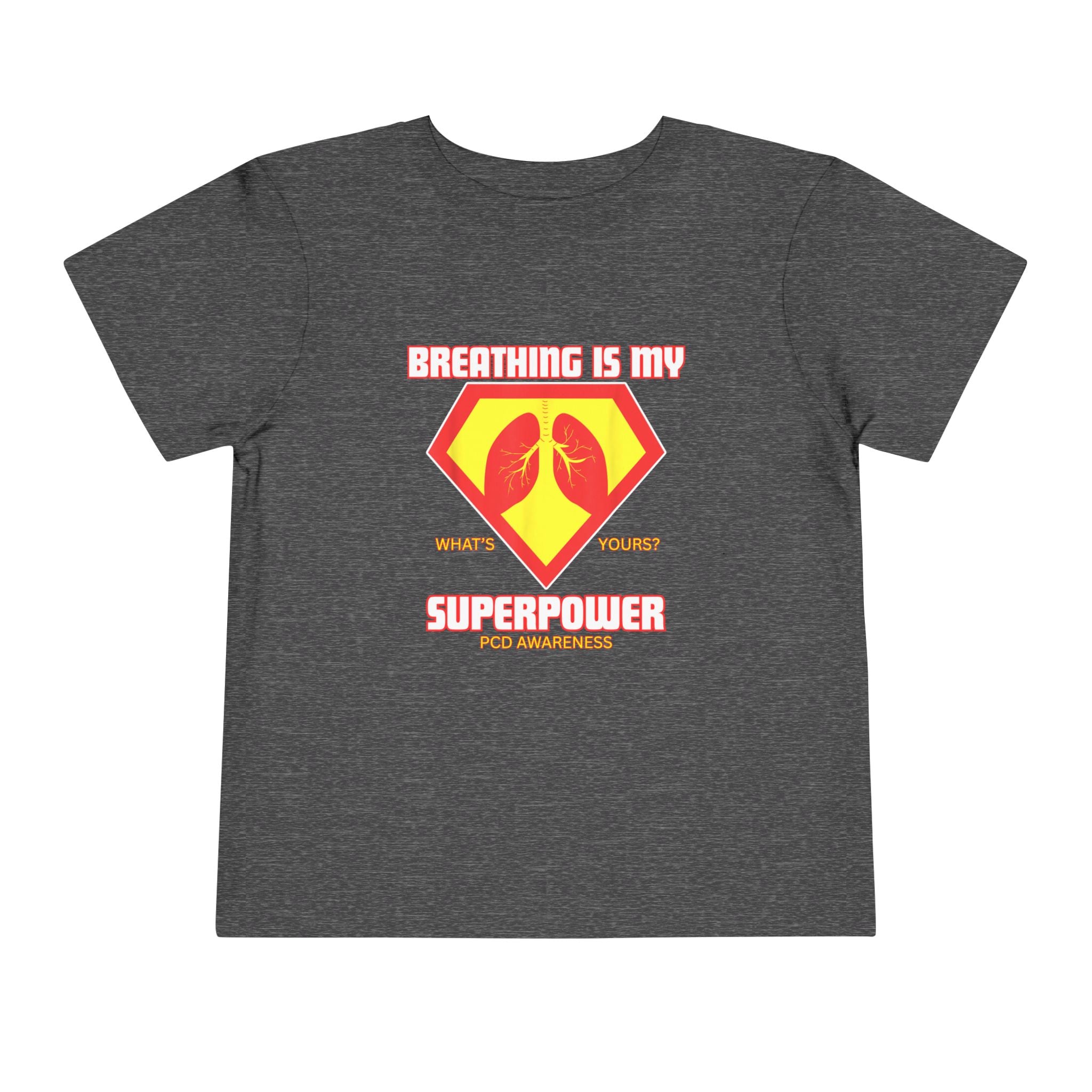 Toddler Tee - Breathing is my superpower PCD Design