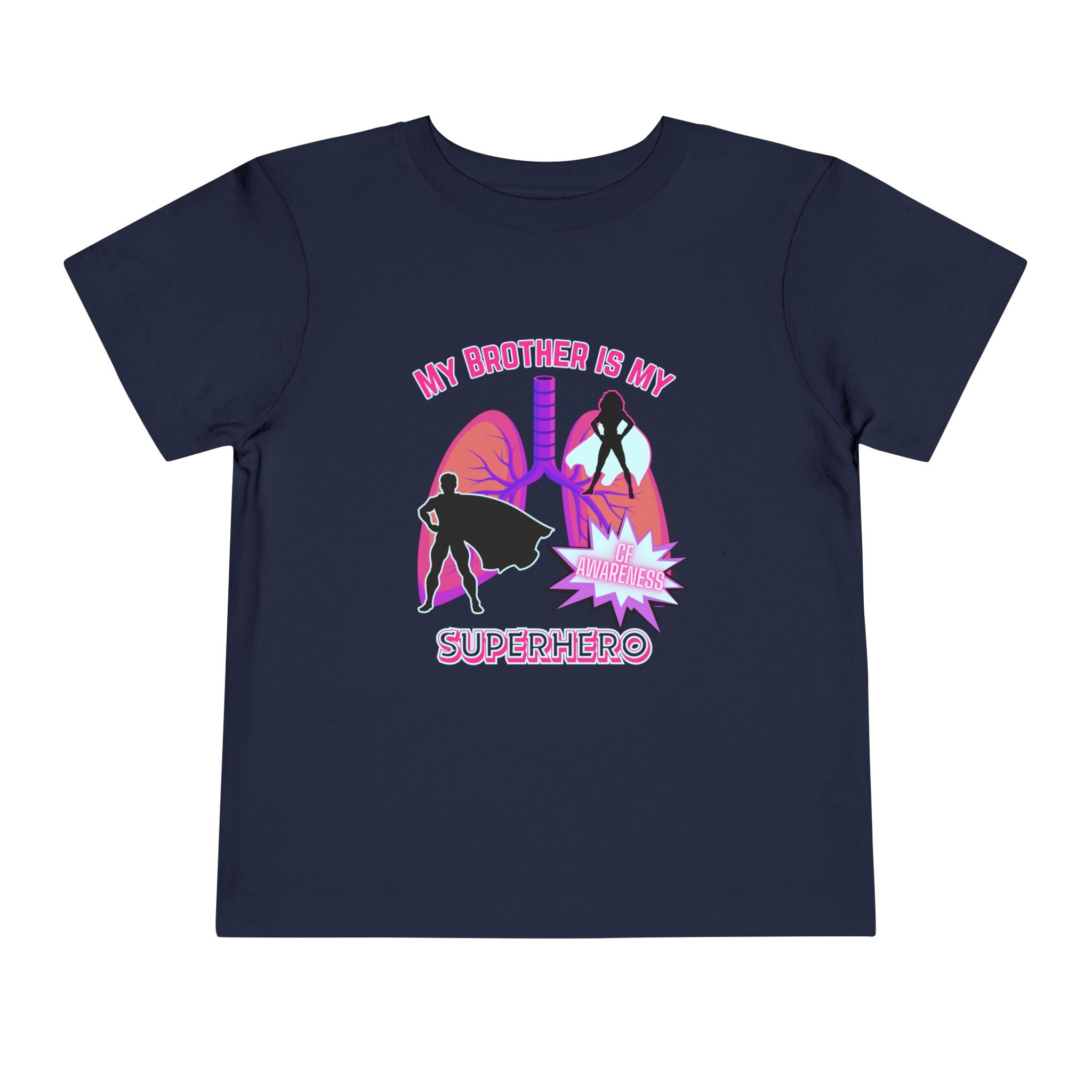 Toddler T-Shirt Brother Superhero CF Awareness