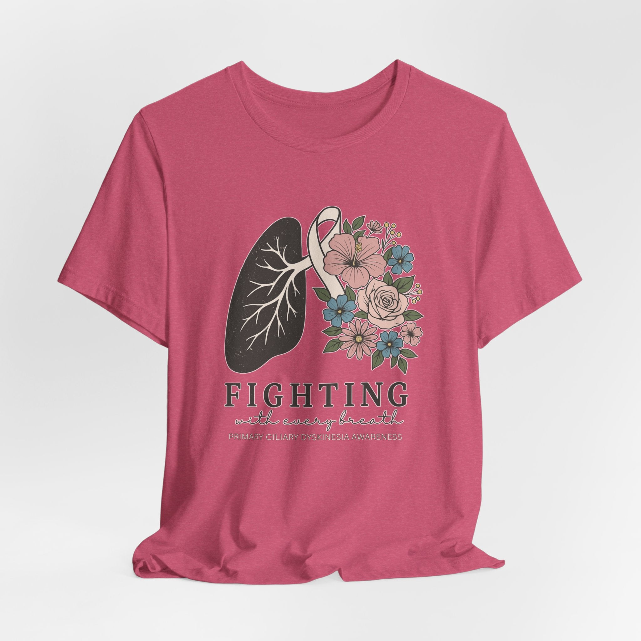 PCD Short Sleeve Tee - Fighting with Every Breath