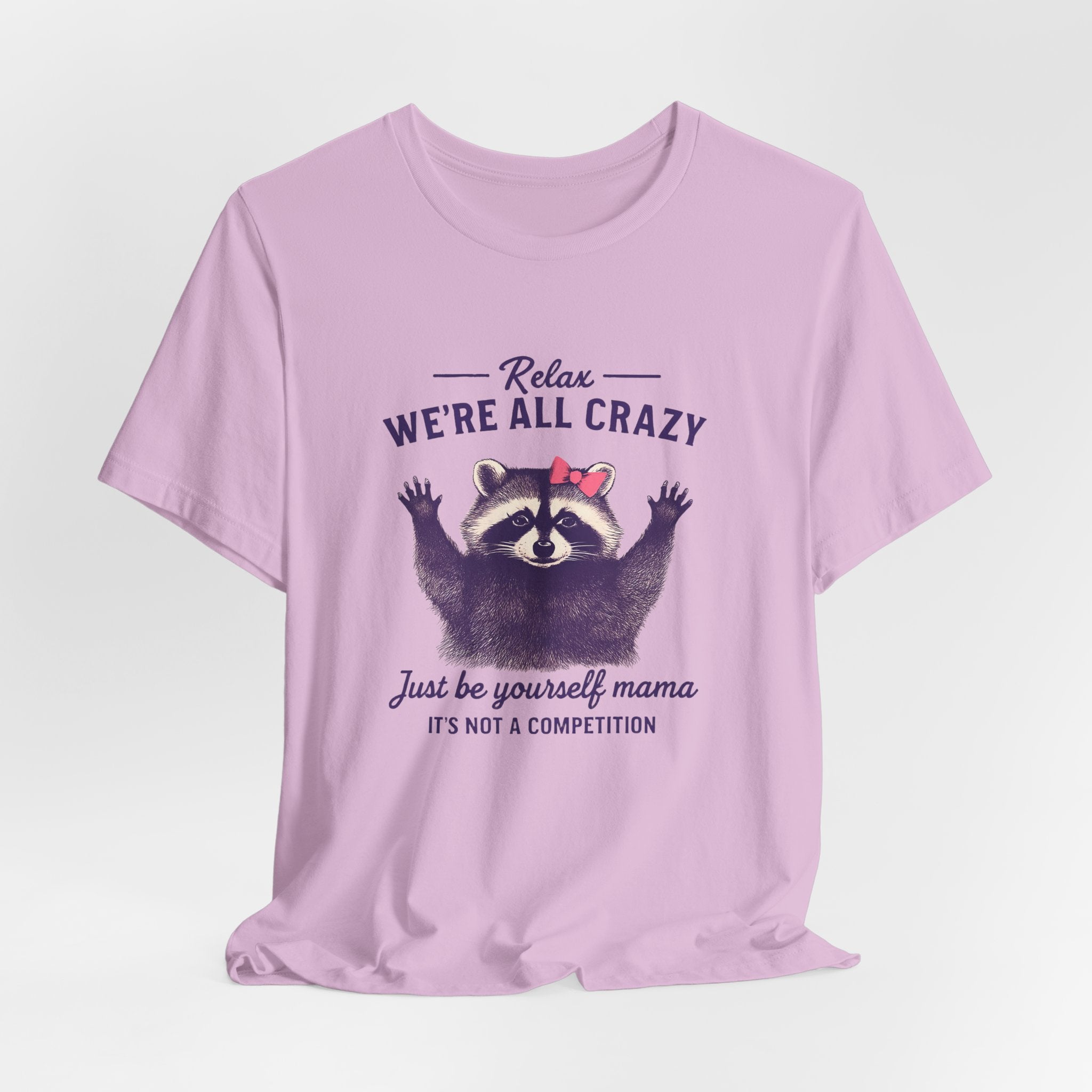 Raccoon Unisex Tee - 'We're all crazy'