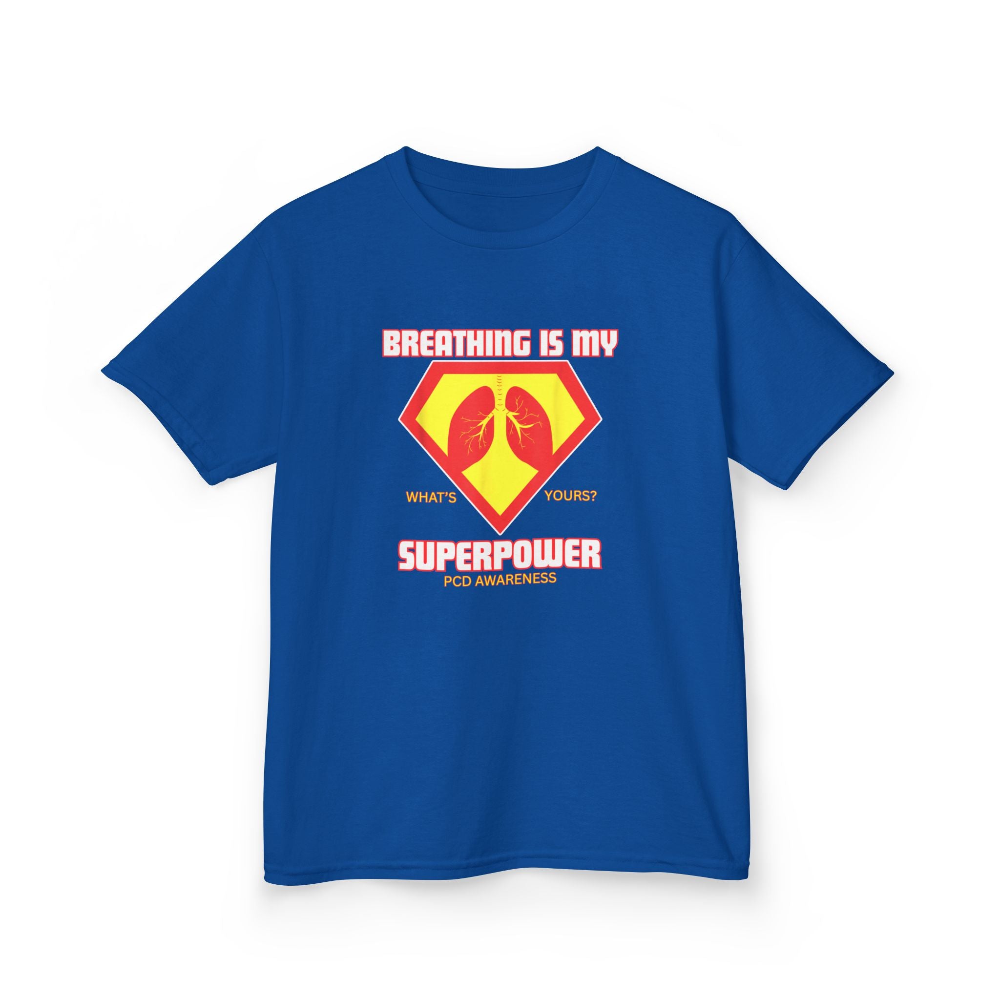 Kids Tee - Breathing is my Superpower PCD