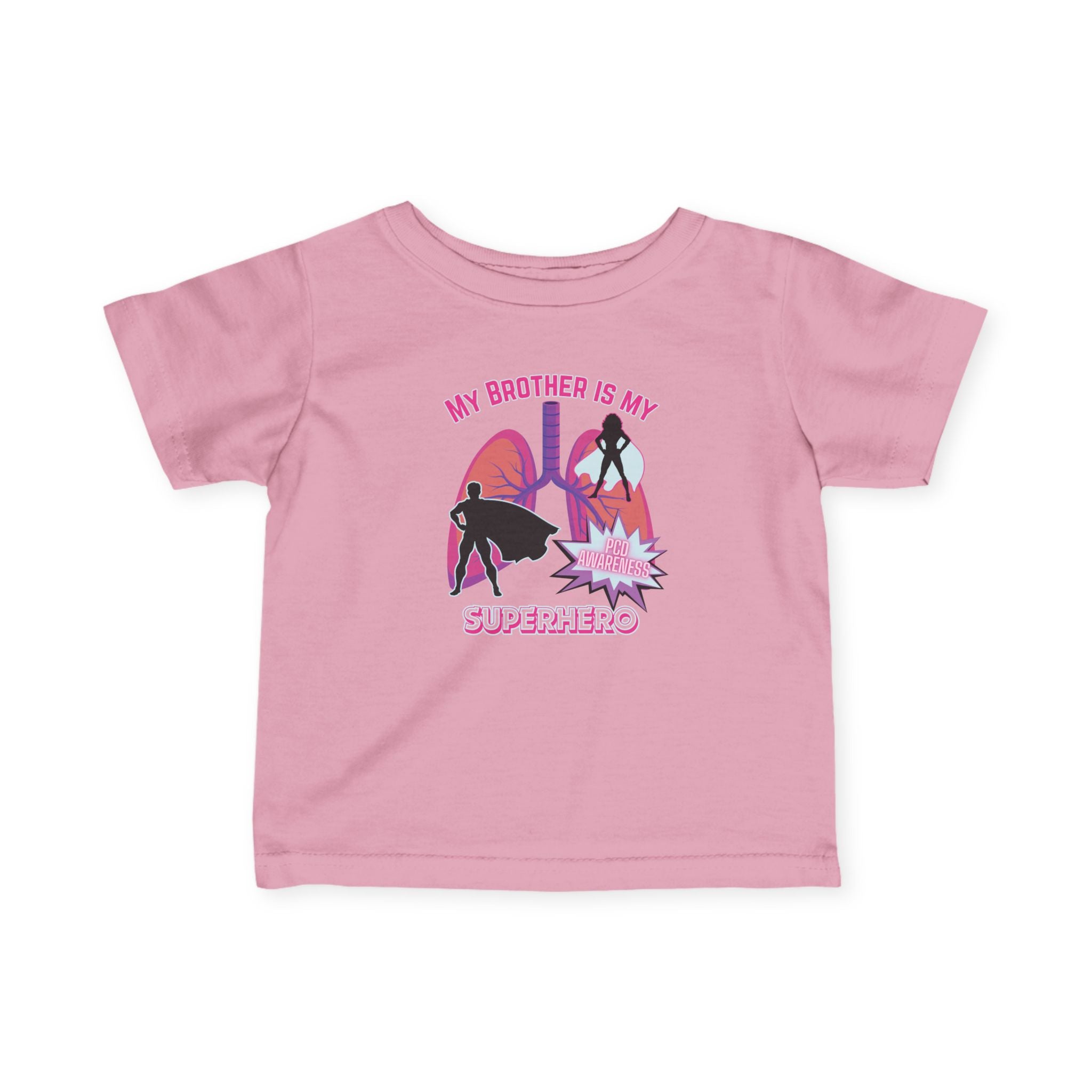 Infant Tee - My Brother is my Superhero - PCD Awareness