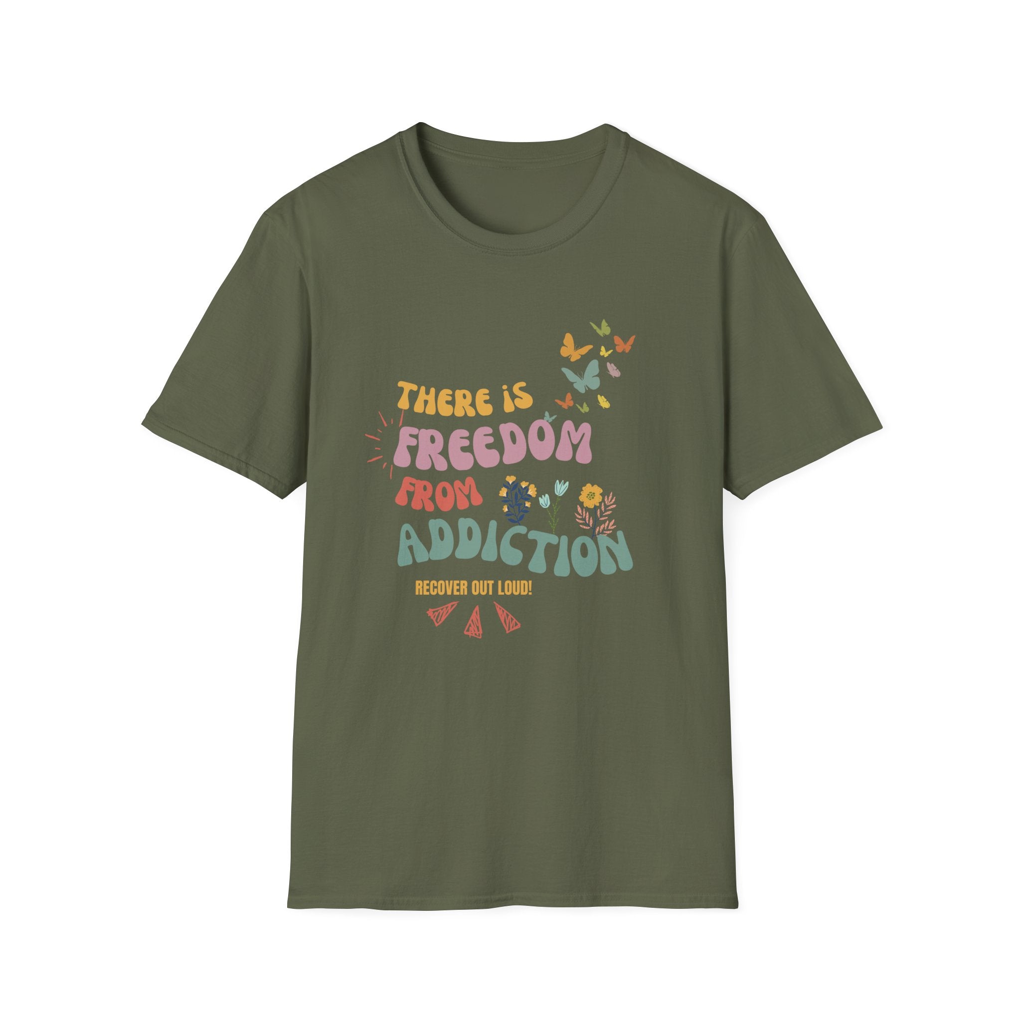 Recovery Addiction Freedom T-Shirt