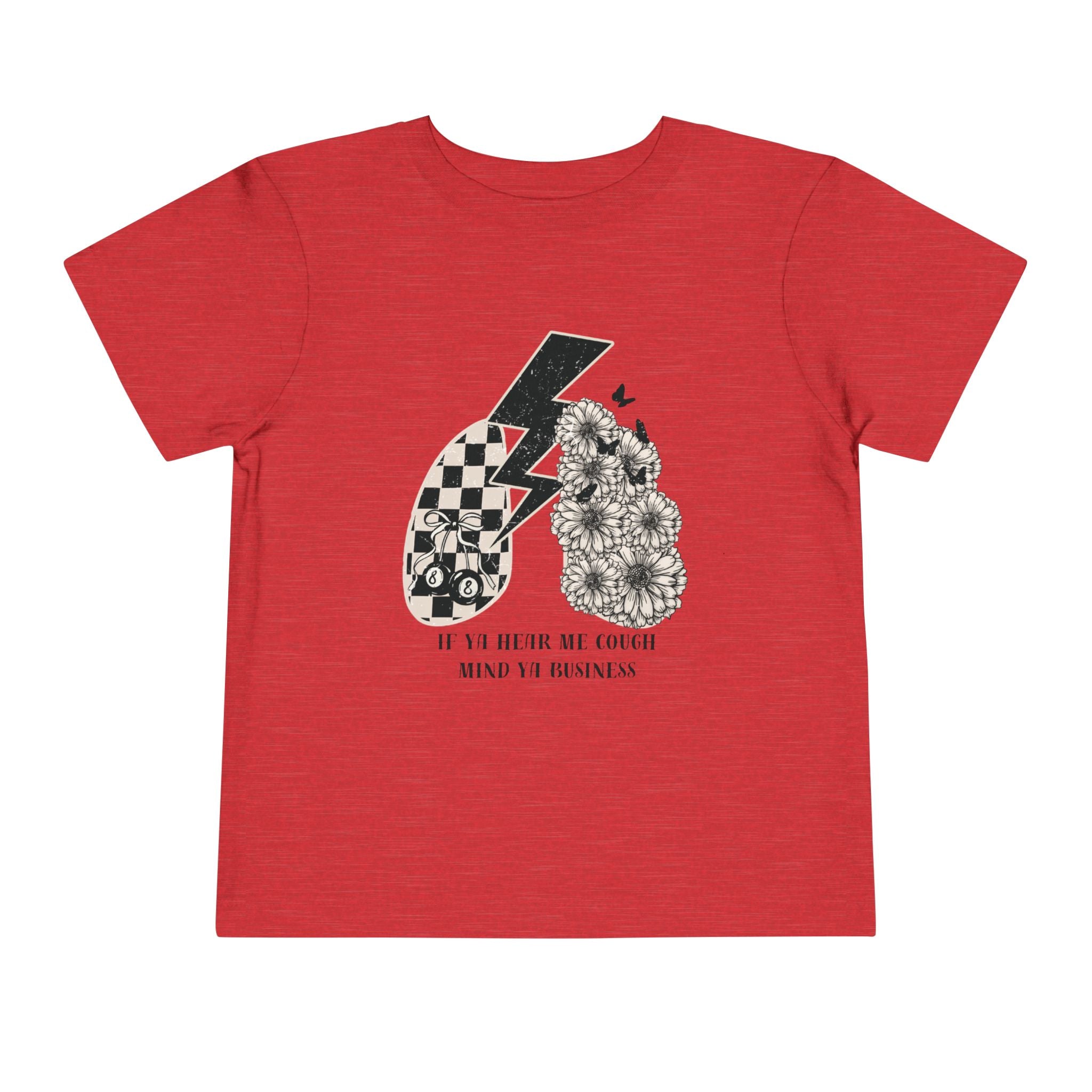 Toddler Tee Lungs Mind ya Business