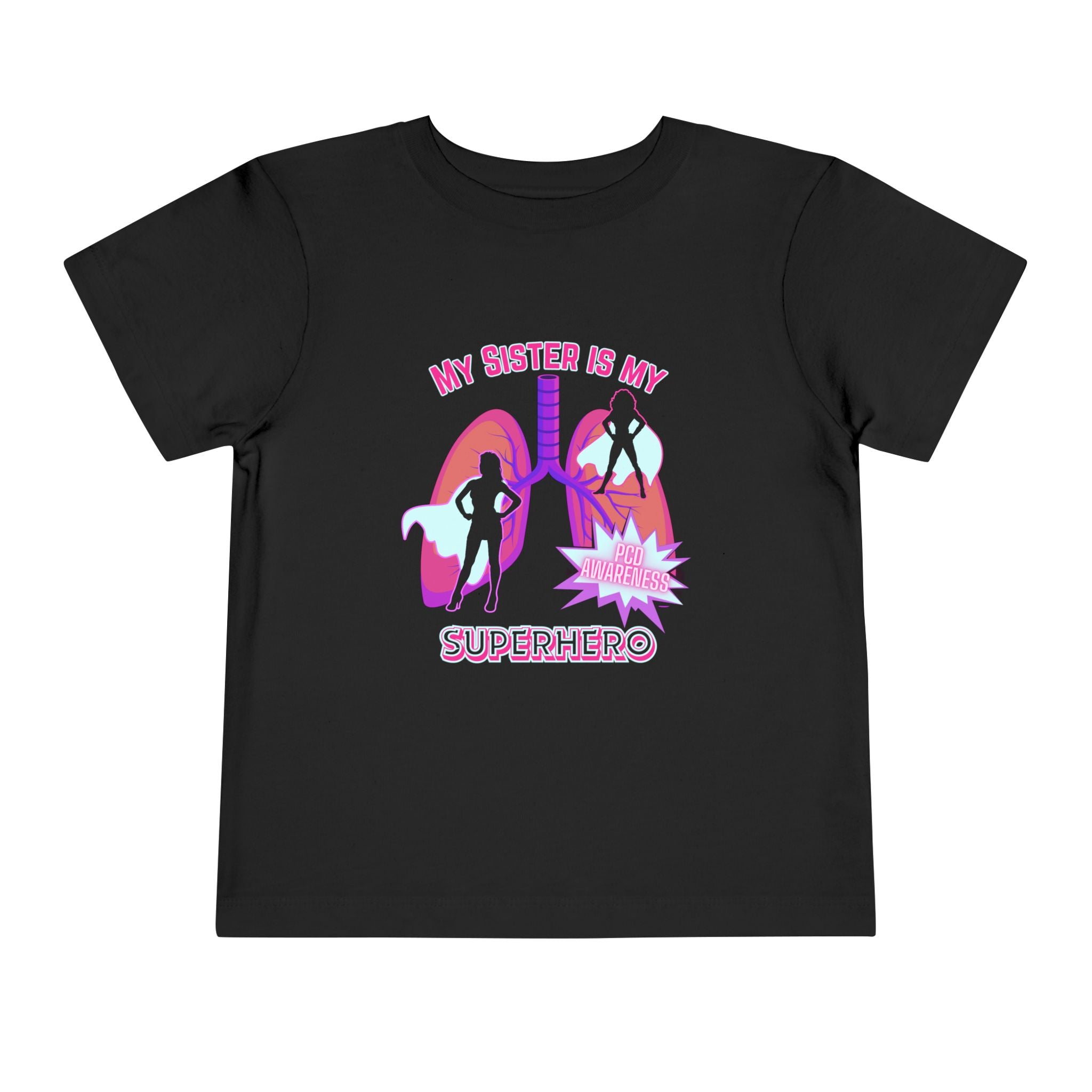 Toddler Tee Superhero PCD Awareness T-Shirt