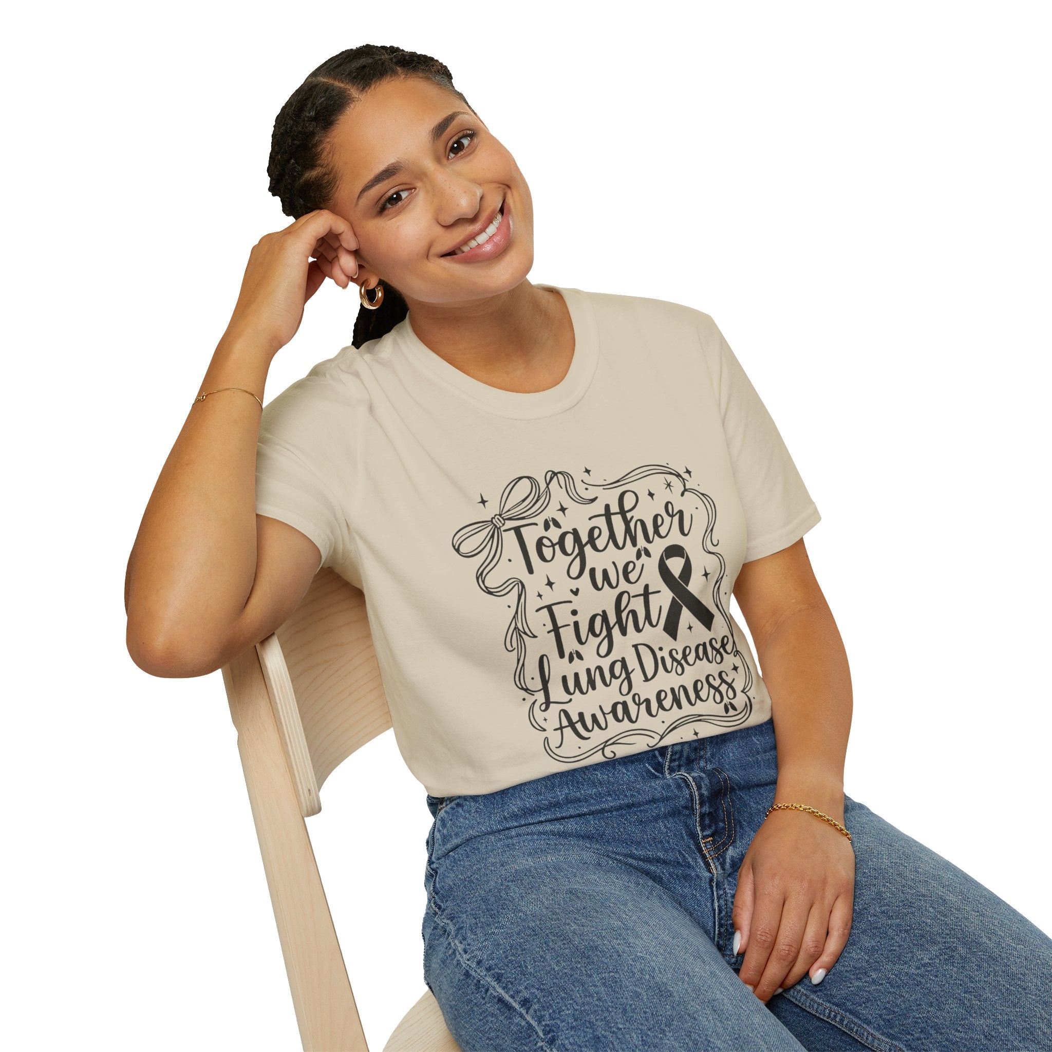 Lung Disease Awareness T-Shirt- Together We Fight