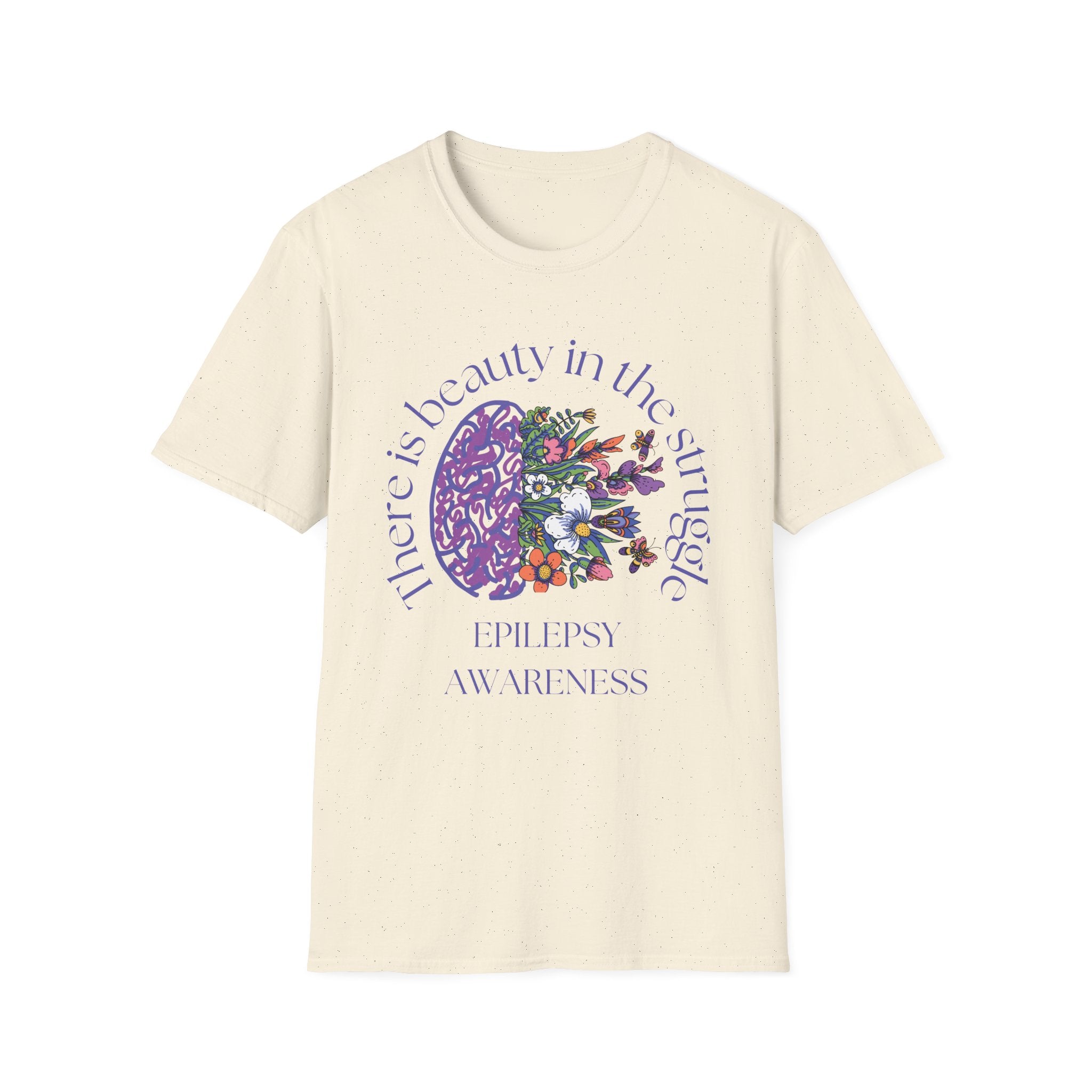 Epilepsy Awareness T-Shirt - Beauty in the Struggle Design