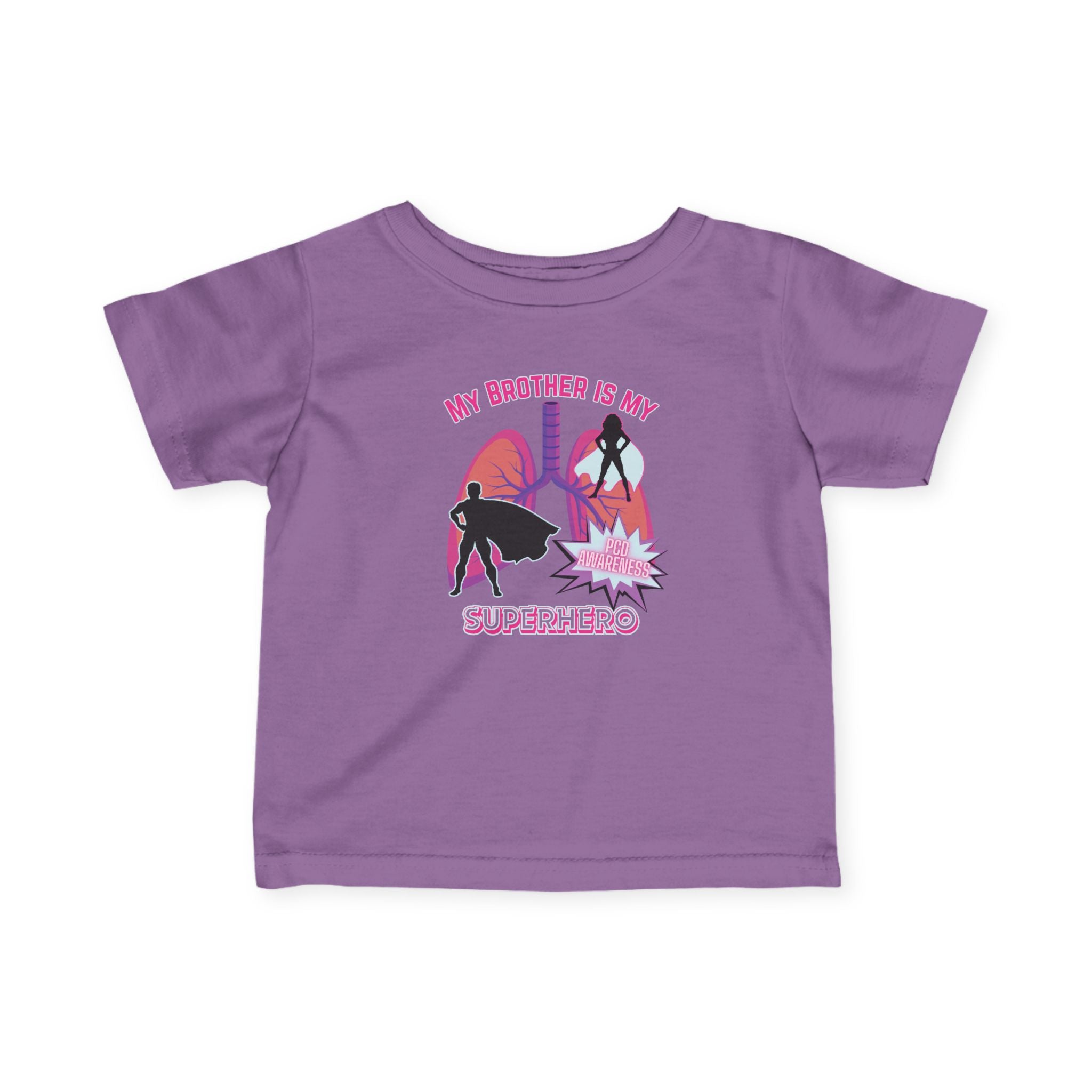 Infant Tee - My Brother is my Superhero - PCD Awareness