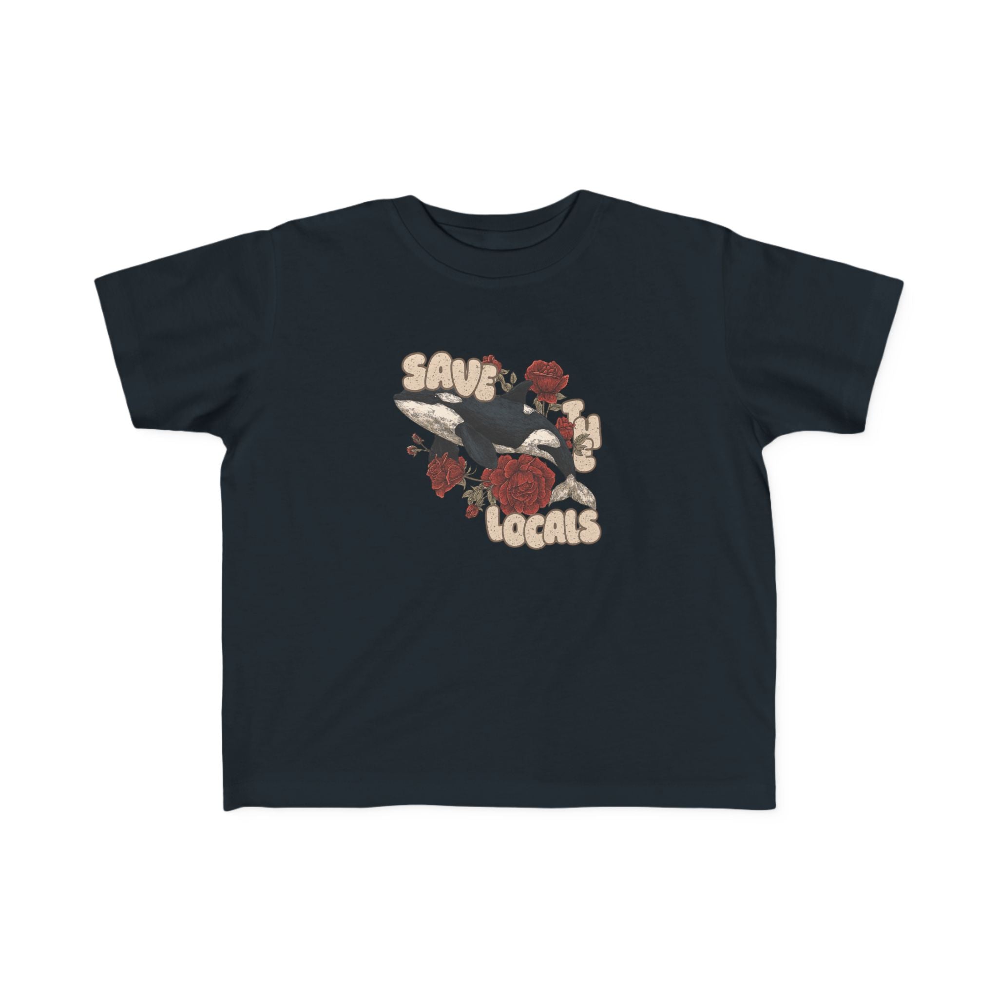 Toddler's Eco-Friendly Tee: Save the Locals, Cute Kids Shirt, Sustainable Fashion, Nature Lover Gift, Children's Awareness Apparel
