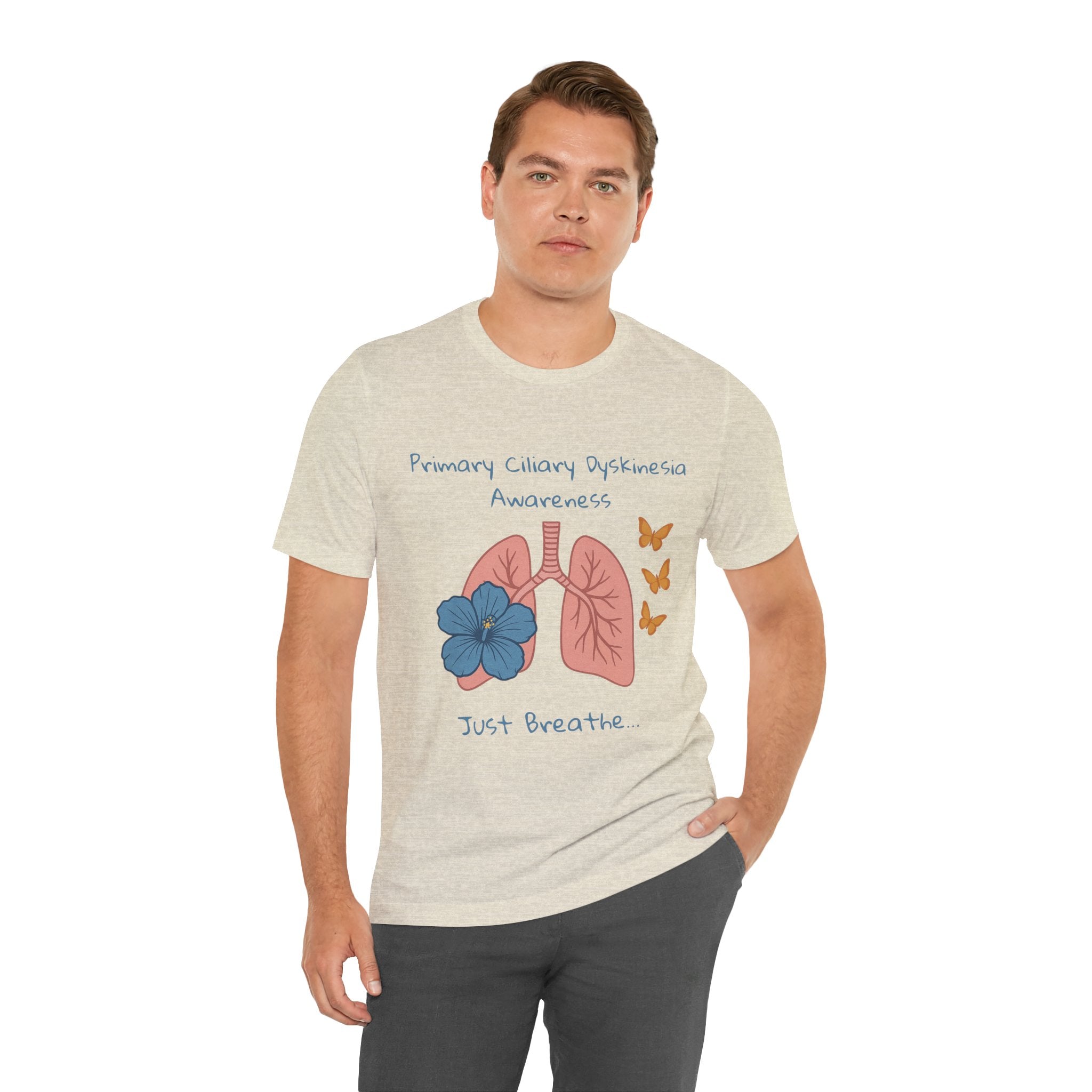 PCD Just Breathe Awareness T-Shirt