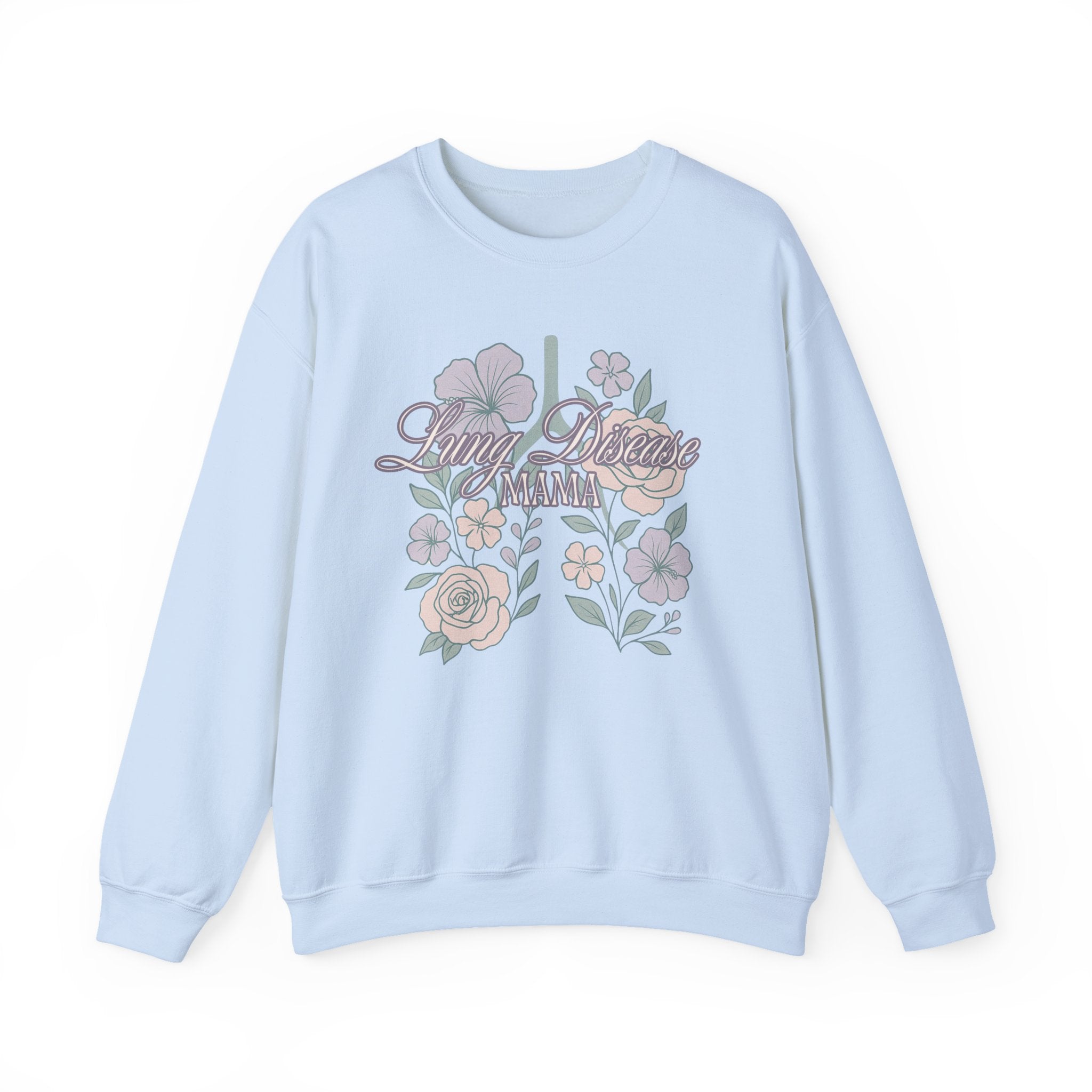 Floral Lung Disease Mama Sweatshirt