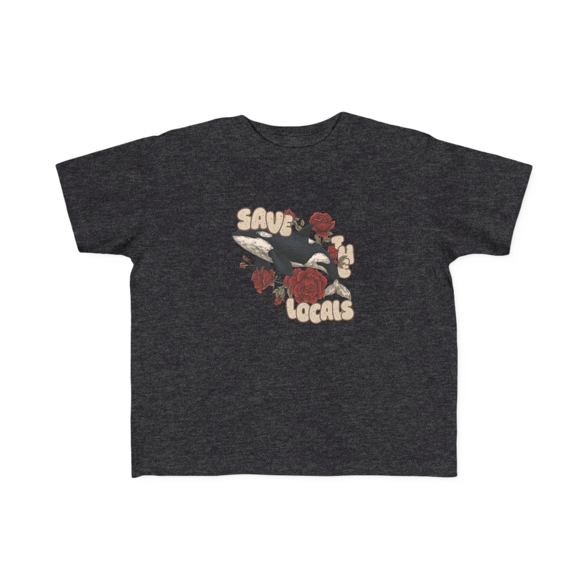 Toddler's Eco-Friendly Tee: Save the Locals, Cute Kids Shirt, Sustainable Fashion, Nature Lover Gift, Children's Awareness Apparel