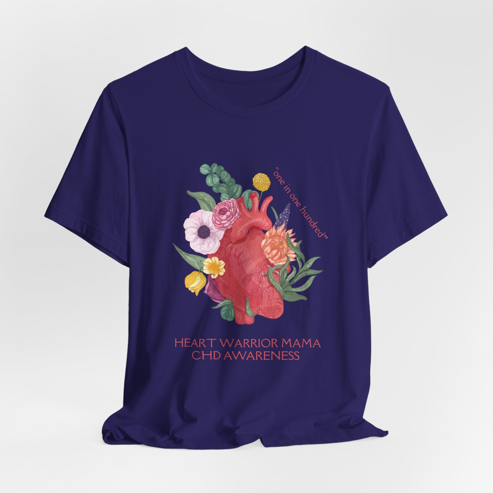 Heart Warrior Mama CHD Awareness Tee