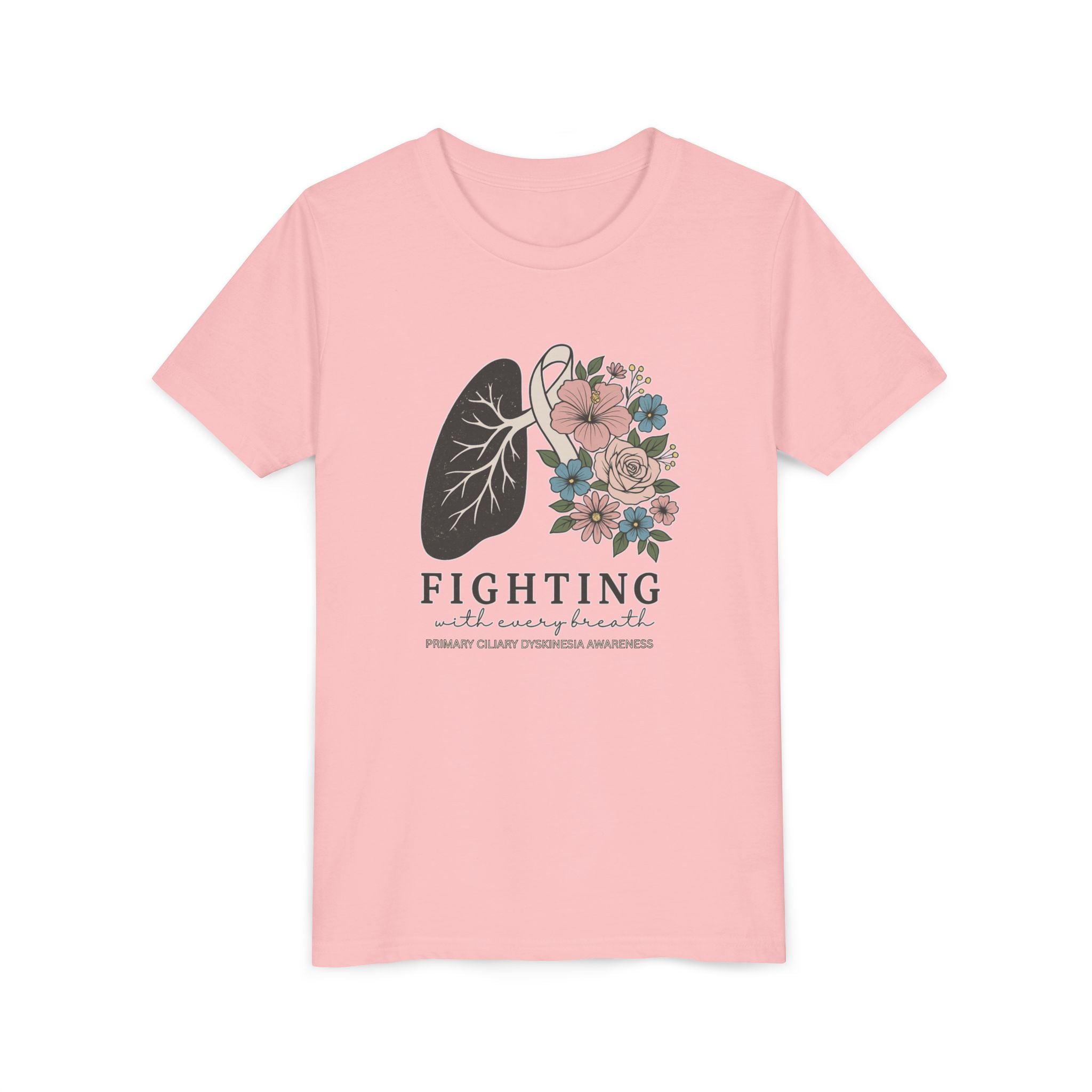 PCD Youth Tee - Fighting with Every Breath