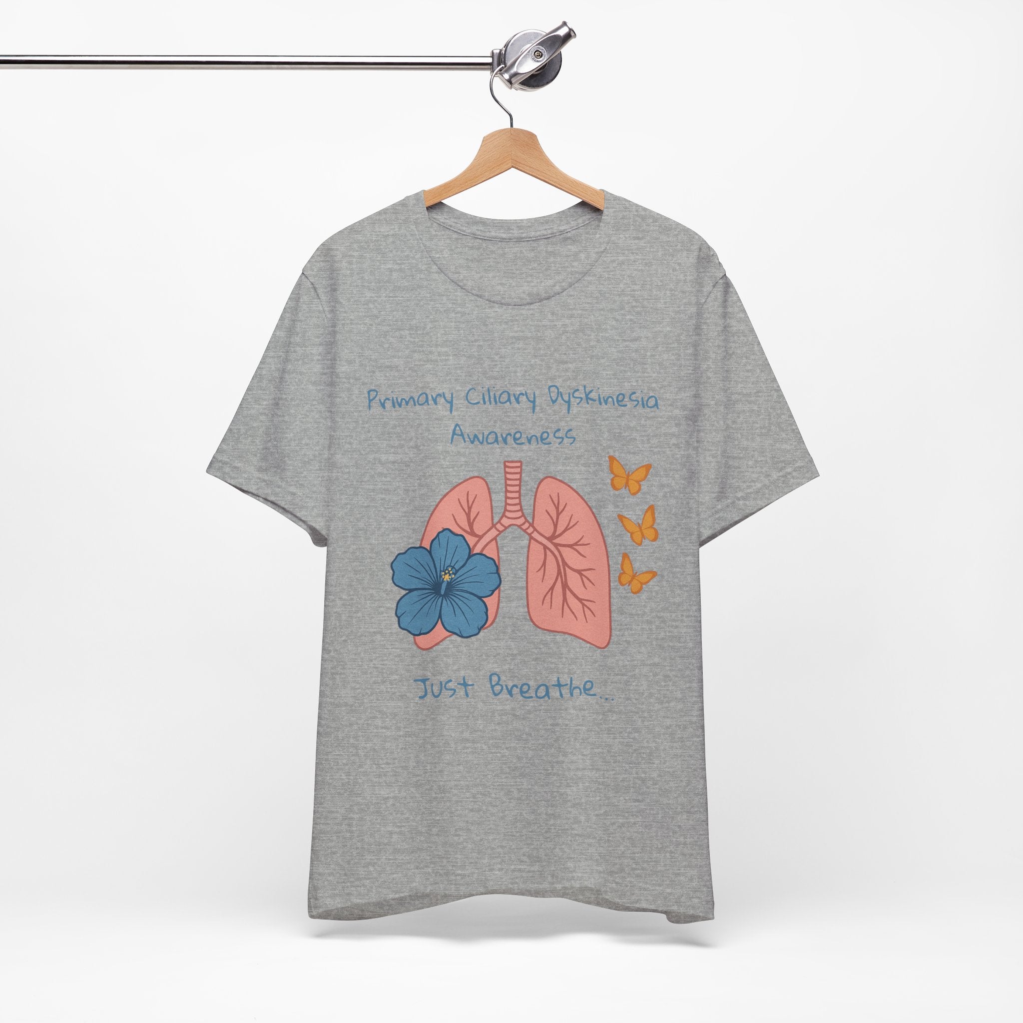 PCD Just Breathe Awareness T-Shirt