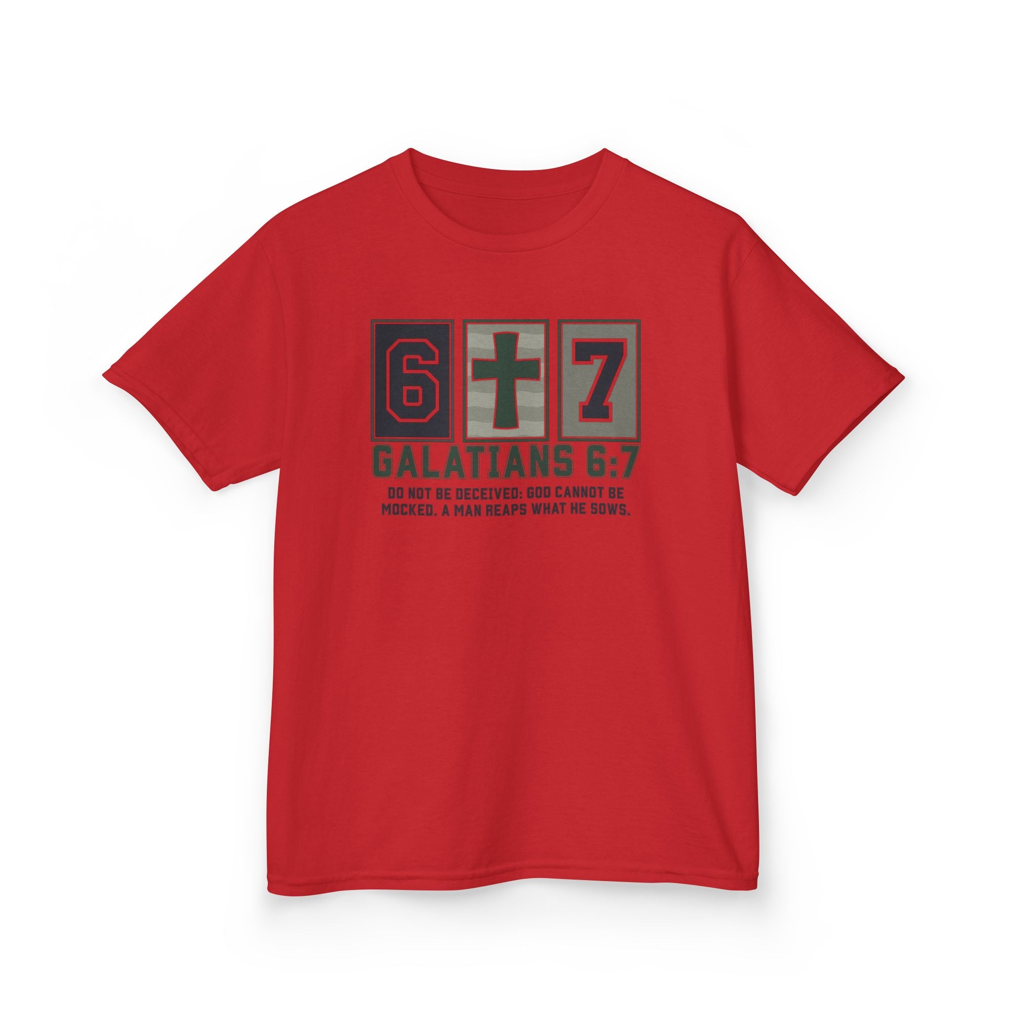 Kids Tee - Boys 6:7 Scripture Design