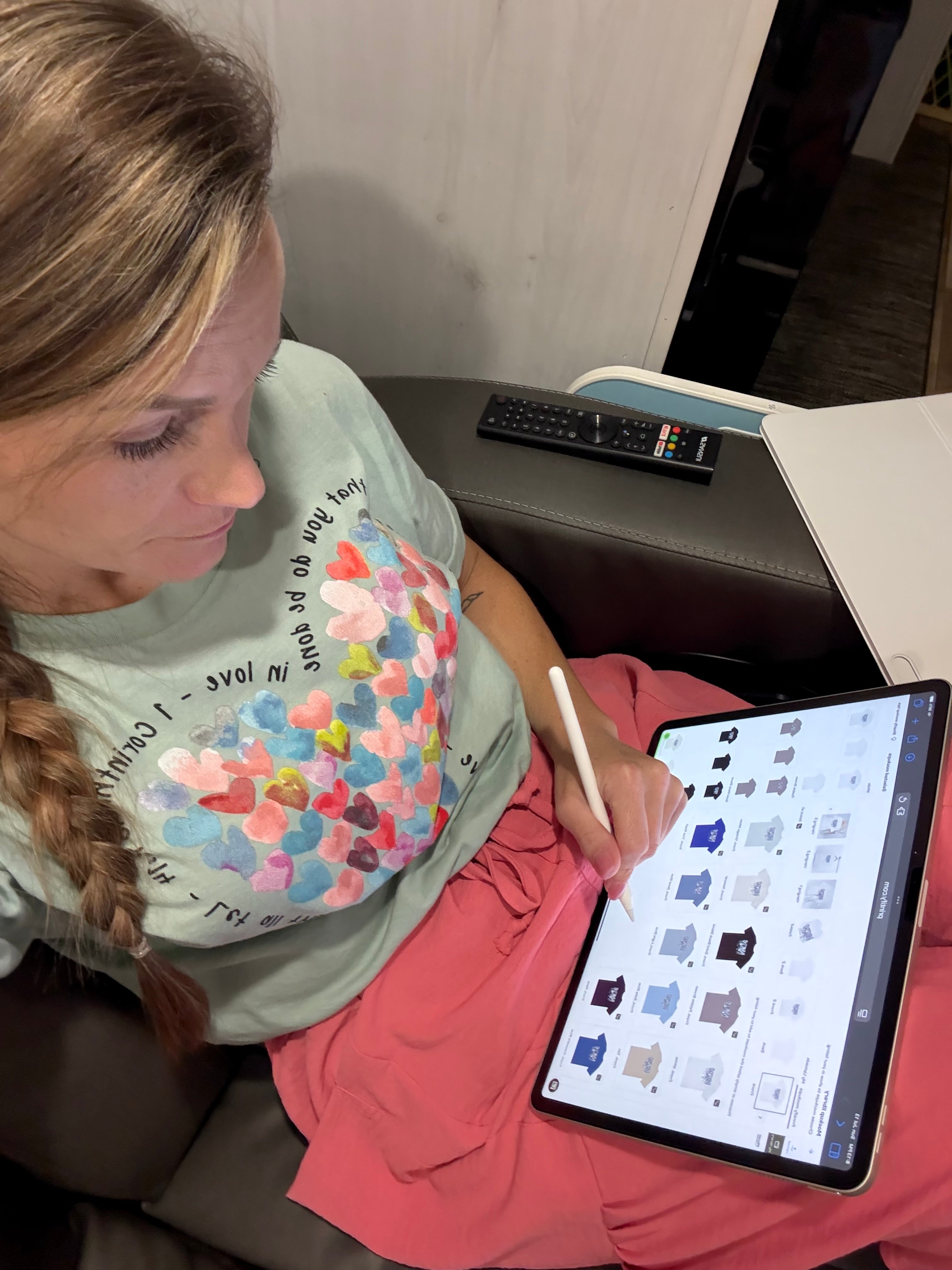 A Day in the Life: From Class Assignments to Crafting Tees After Bedtime