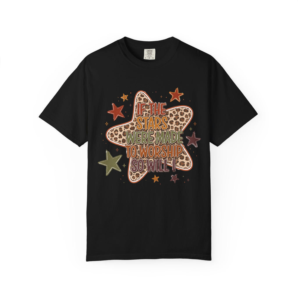 Vintage Star T-Shirt — "If the stars were made to worship so will I”