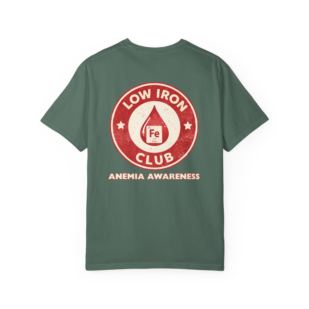 Low Iron Club T-Shirt — Anemia Awareness Tee