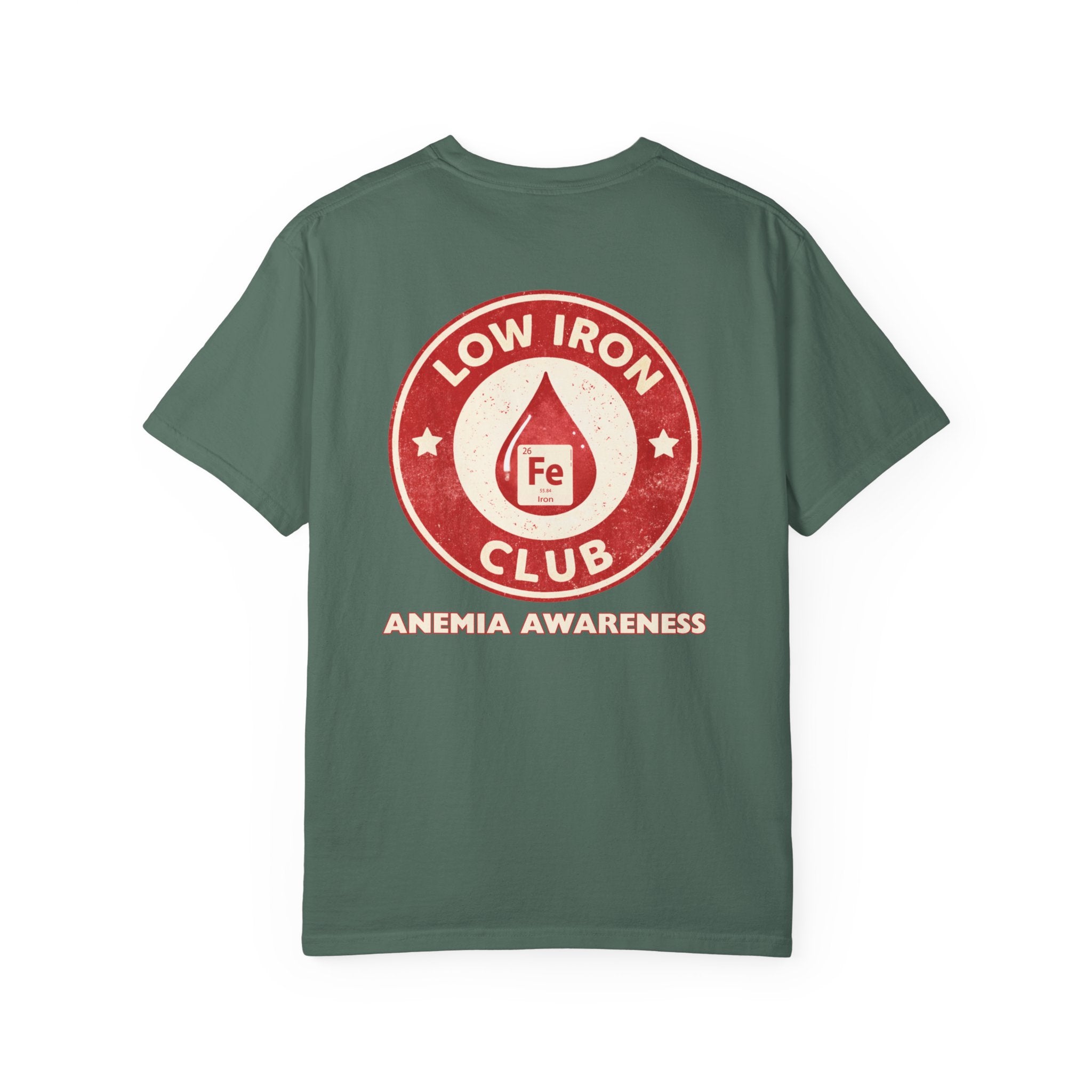 Low Iron Club T-Shirt — Anemia Awareness Tee