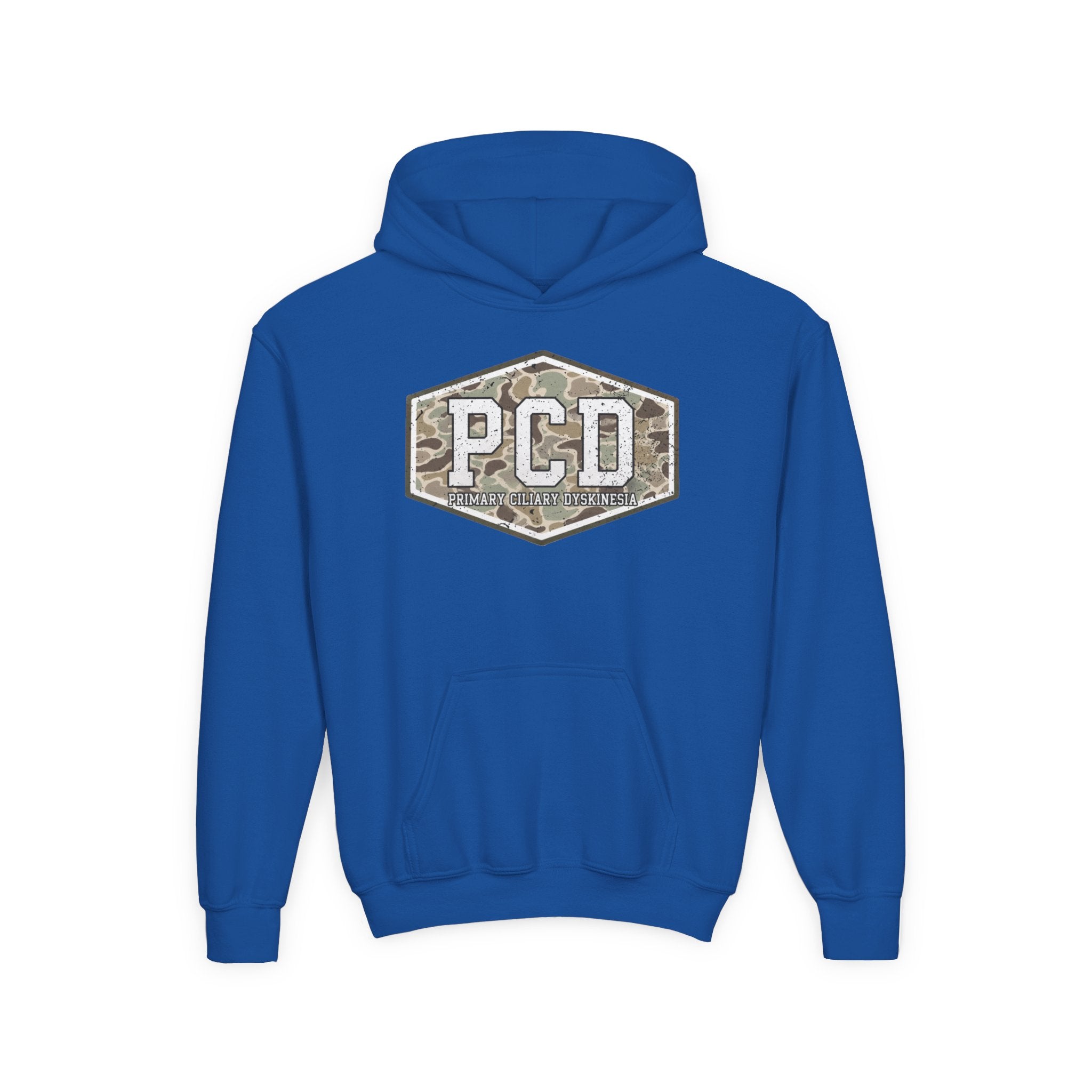 Youth Hoodie – PCD Camo Logo Pullover