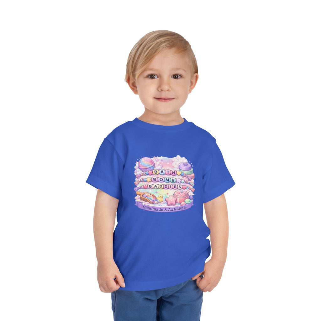 Toddler Bath Bomb Baddies T-Shirt — Pastel Handmade Bath Bombs Graphic Tee
