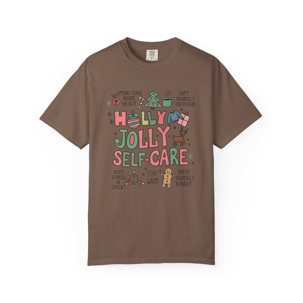 Christmas Self Care Tee — Holiday T-shirt