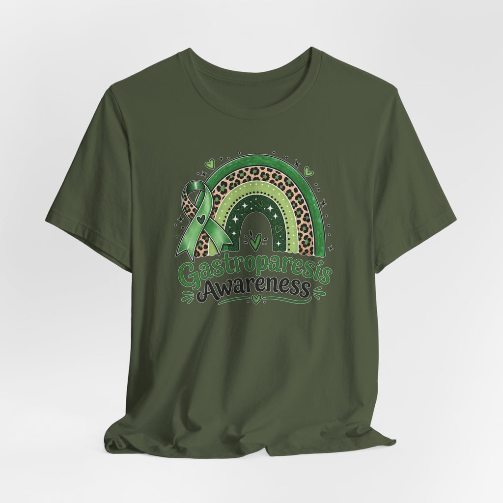 Gastroparesis Awareness Rainbow T-Shirt