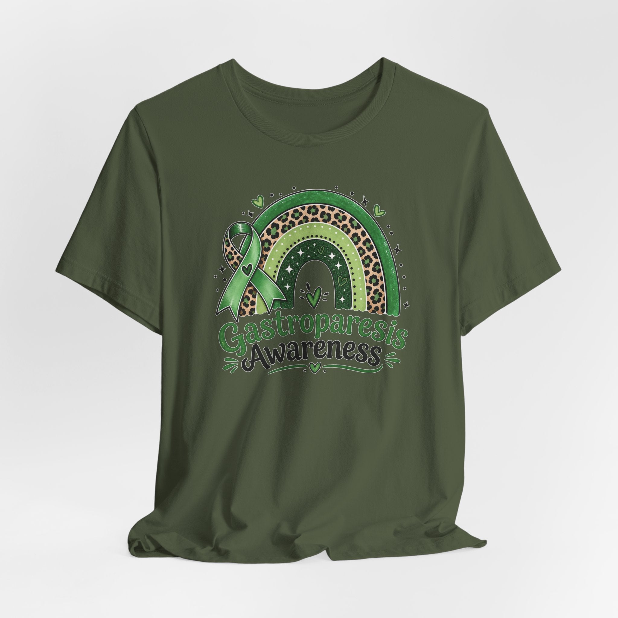 Gastroparesis Awareness Rainbow T-Shirt