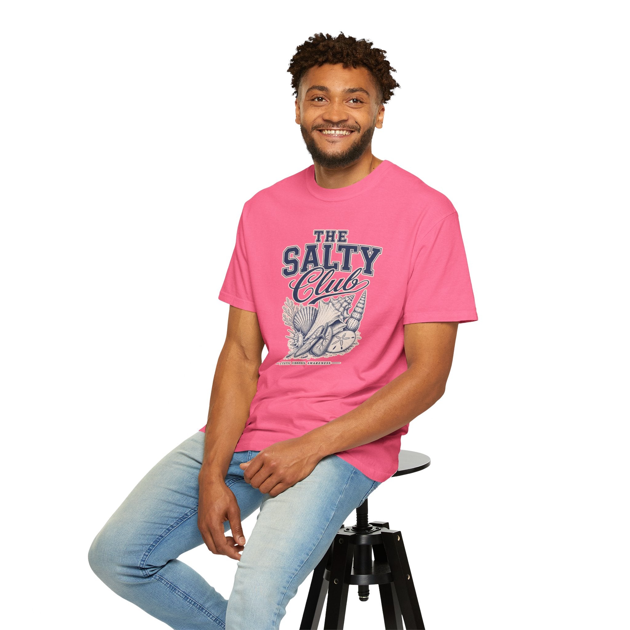 The Salty Club Beach T-Shirt — Nautical CF Awareness