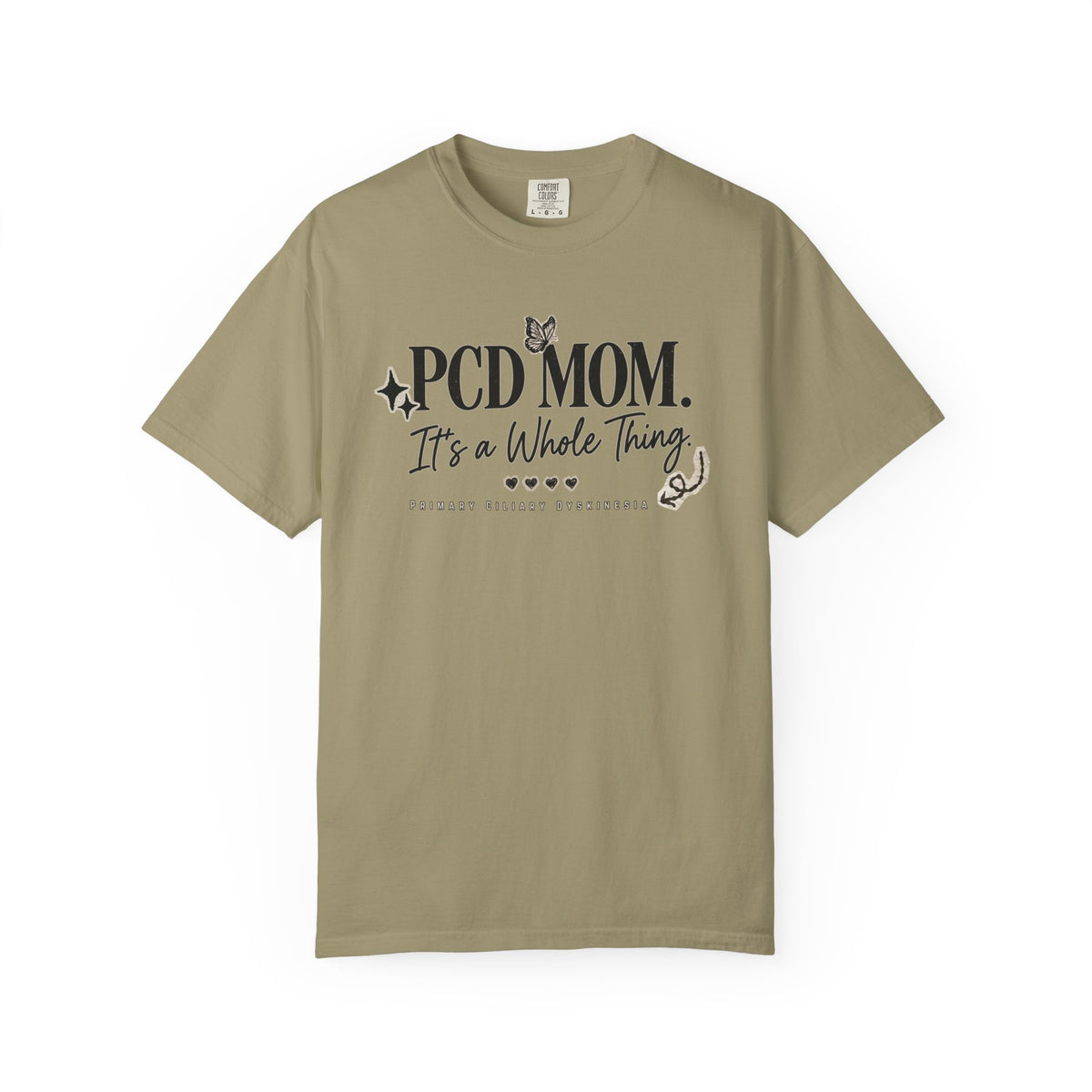 PCD Mom T-Shirt – "PCD MOM. It's a Whole Thing" Graphic Tee for PCD Awareness