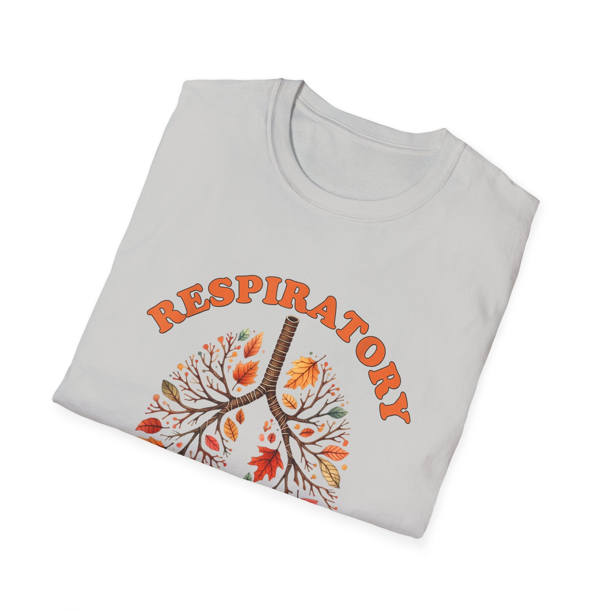 Fall Leaves Softstyle T-Shirt Respiratory Therapist