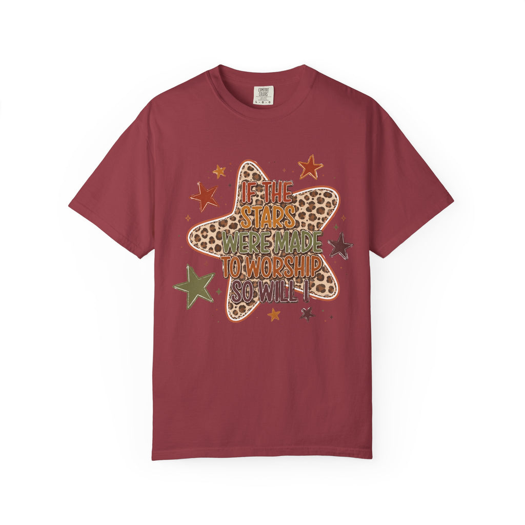 Vintage Star T-Shirt — "If the stars were made to worship so will I”