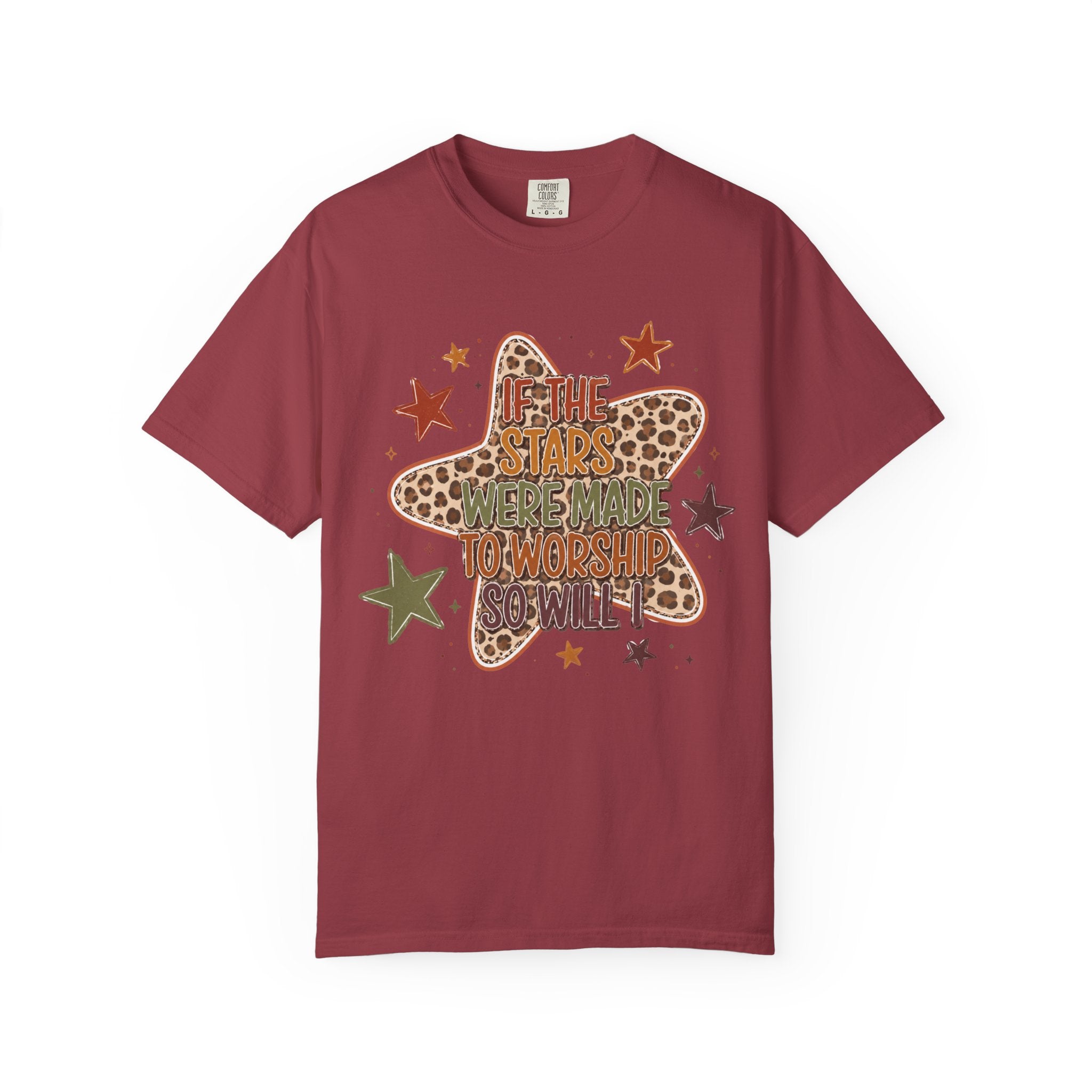 Vintage Star T-Shirt — "If the stars were made to worship so will I”