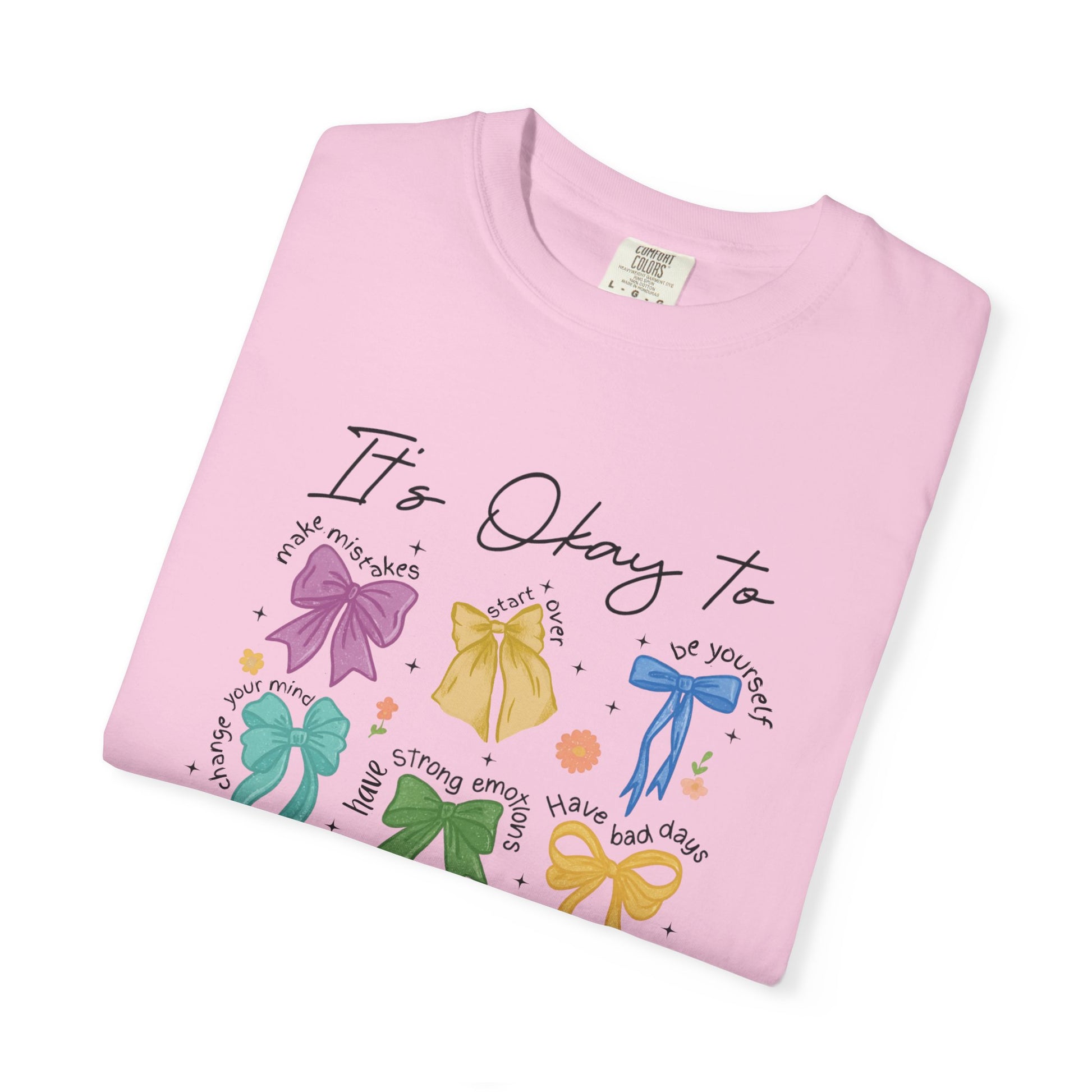 It’s okay to- Mental Health Coquette Tee