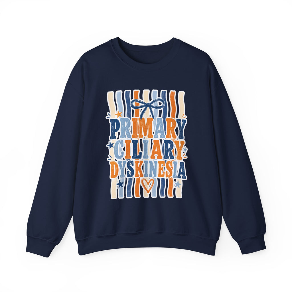 Primary Ciliary Dyskinesia Awareness Crewneck Sweatshirt