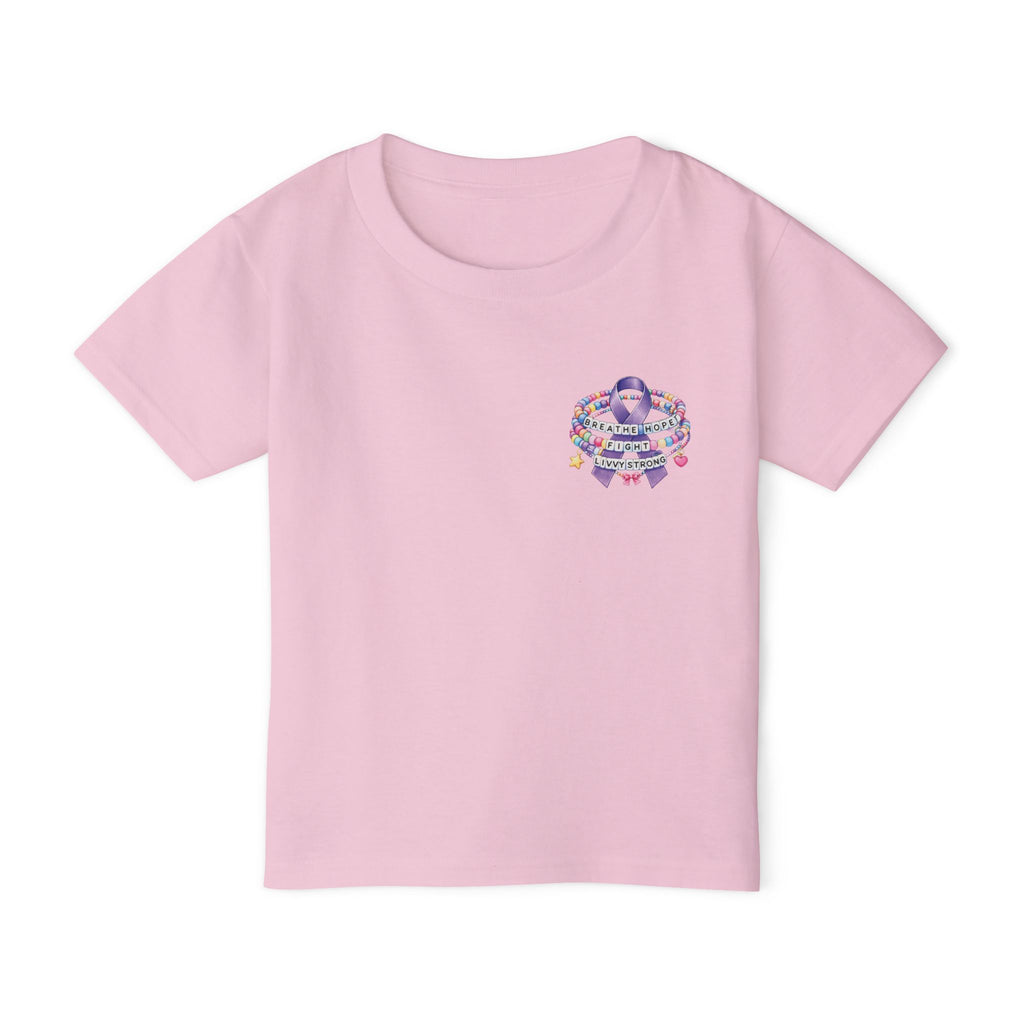 TODDLER Team Livvy Strong Fundraiser T-Shirt —CF Awareness Tee