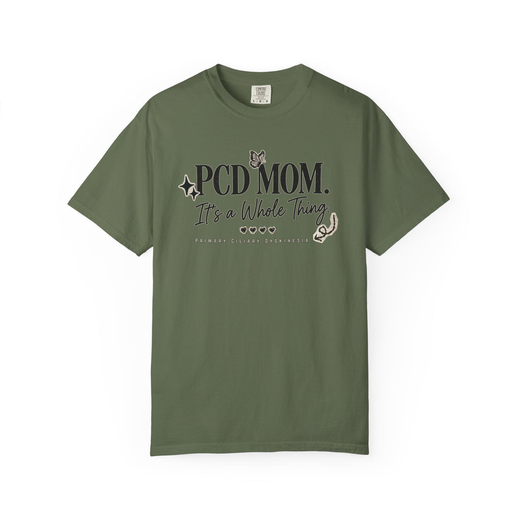 PCD Mom T-Shirt – "PCD MOM. It's a Whole Thing" Graphic Tee for PCD Awareness