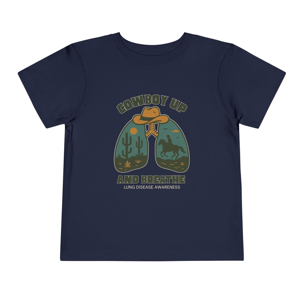Toddler Tee Cowboy Up & Breathe