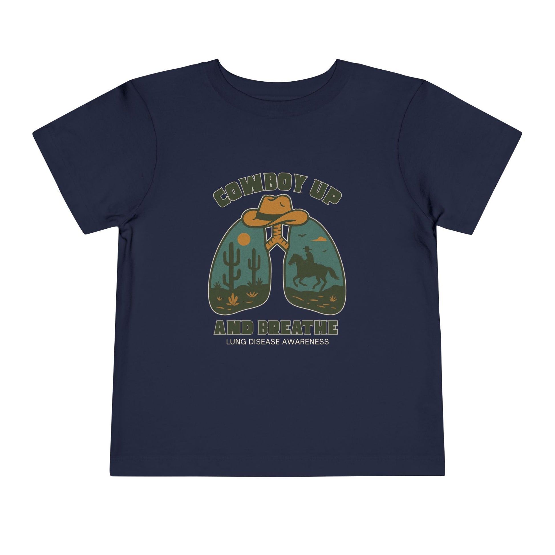 Toddler Tee Cowboy Up & Breathe