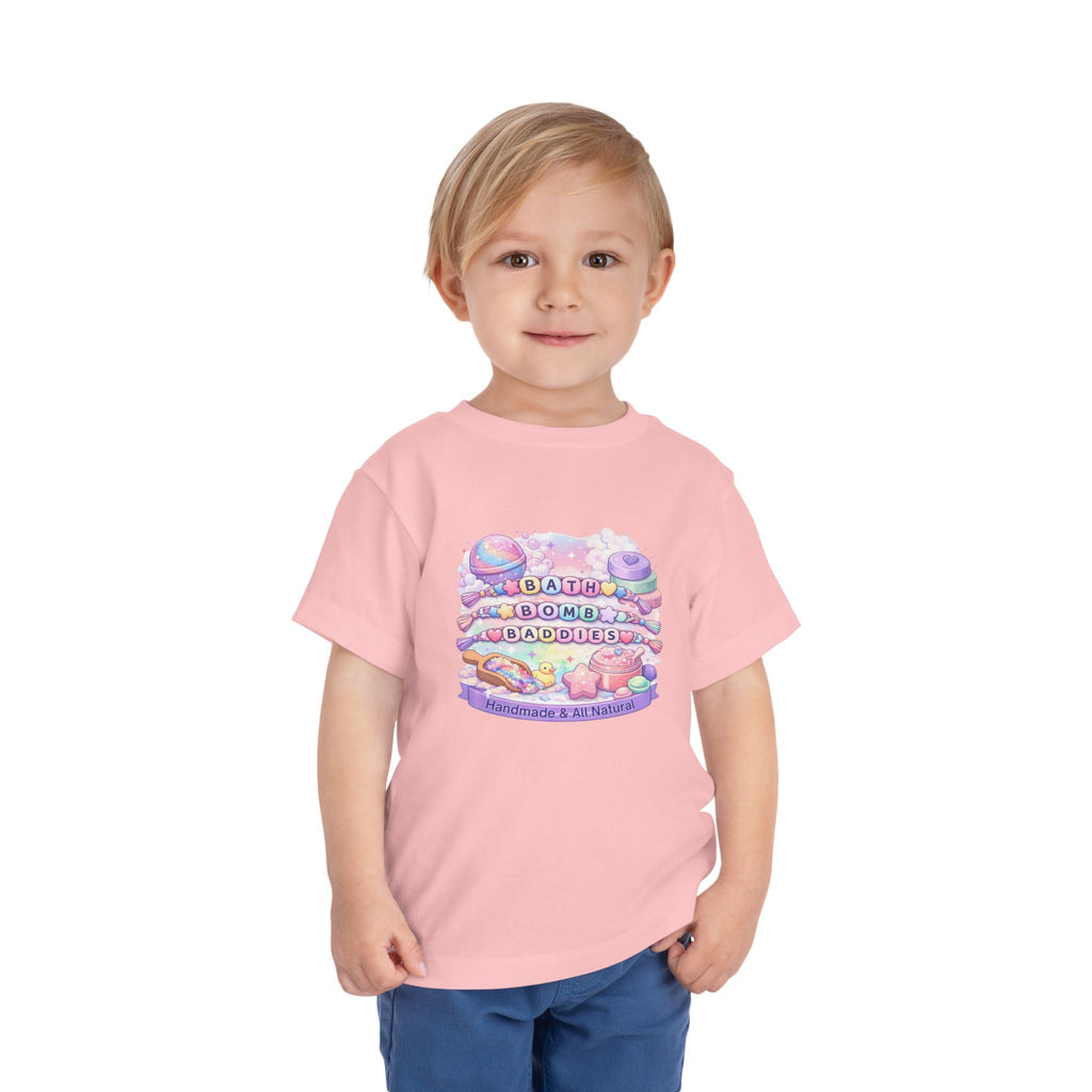 Toddler Bath Bomb Baddies T-Shirt — Pastel Handmade Bath Bombs Graphic Tee