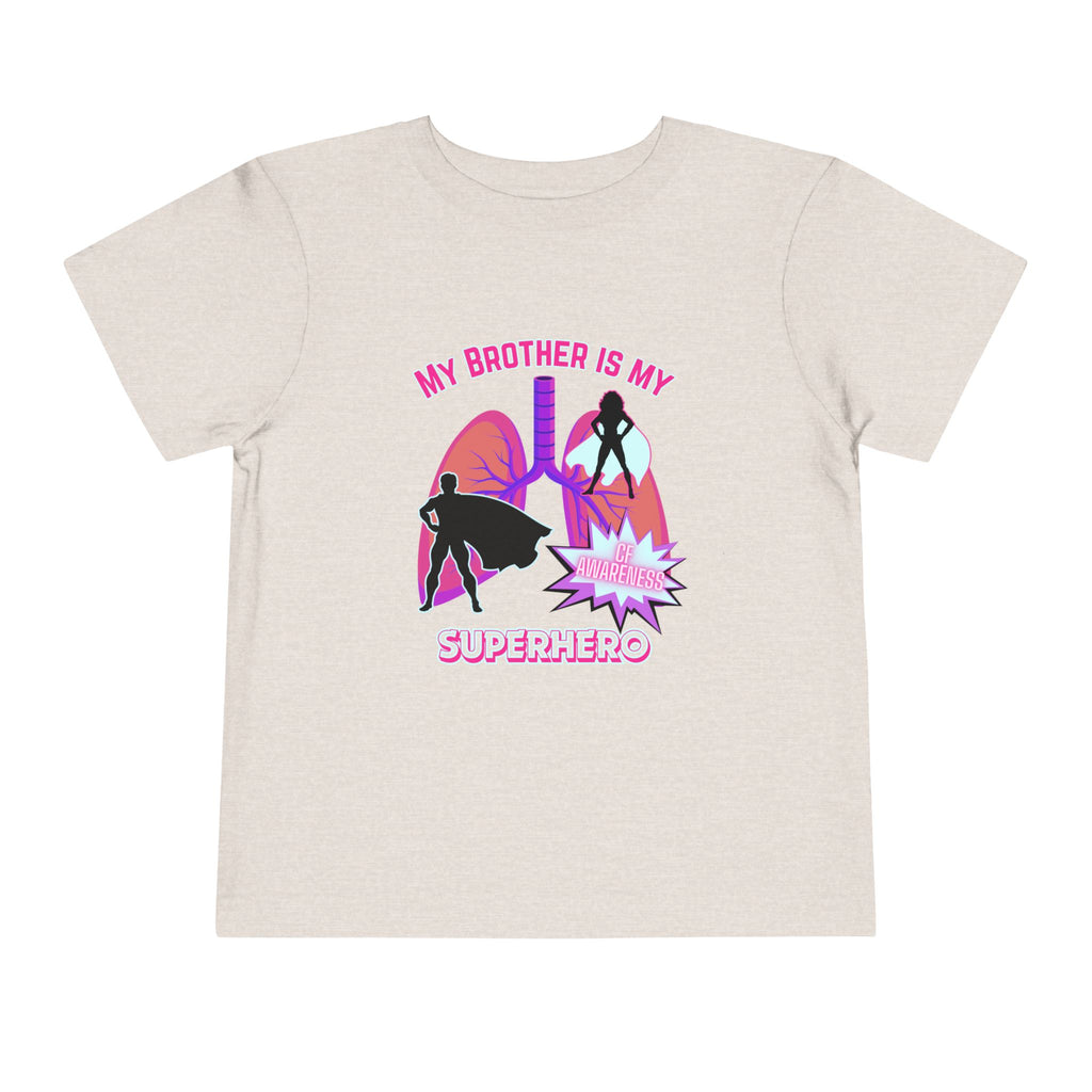 Toddler T-Shirt Brother Superhero CF Awareness