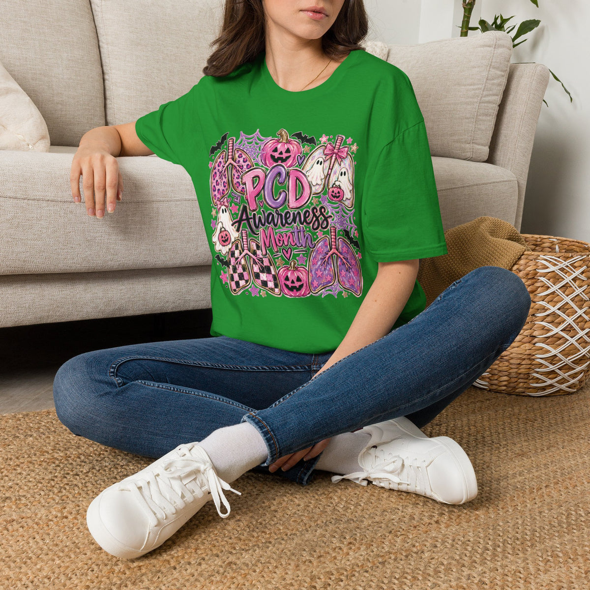 PCD Awareness Month Pumpkin T-Shirt