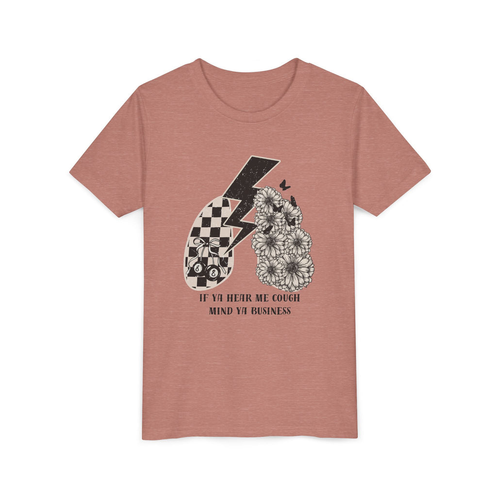 Lungs Mind Ya Business Tee- Youth
