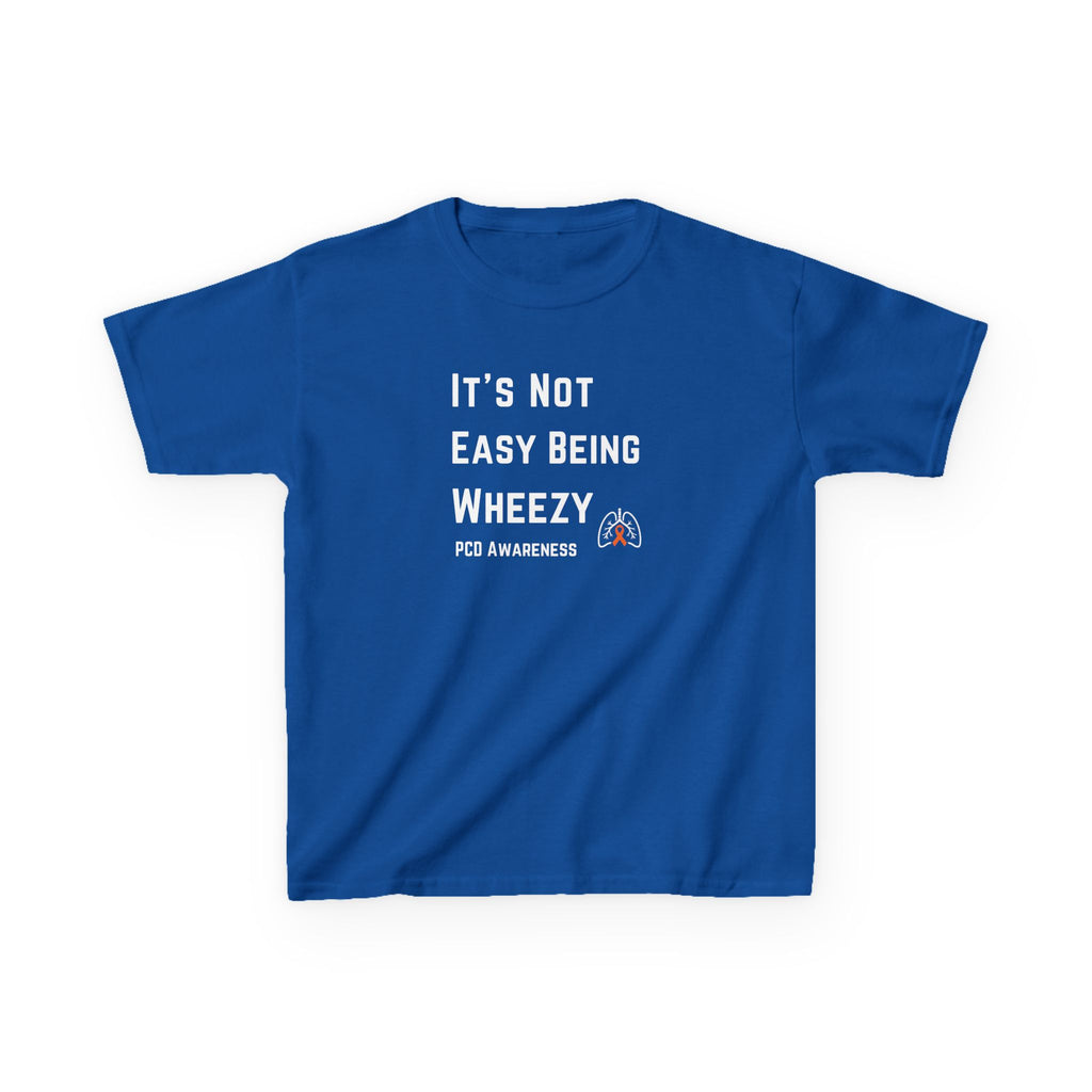 Kids 'Not Easy Being Wheezy' PCD Awareness Tee